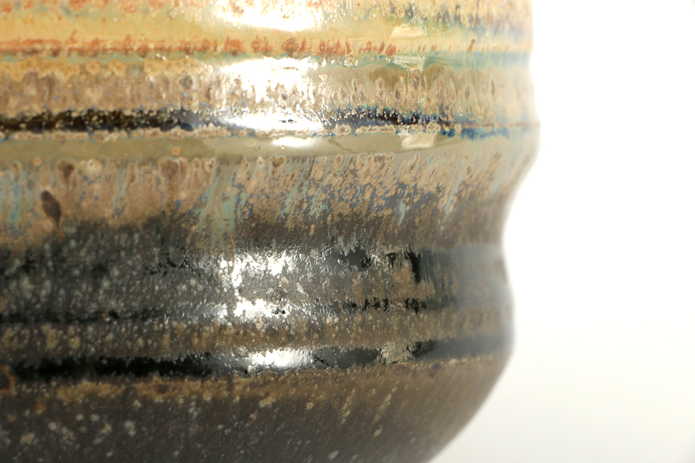 Karen Karnes Salt-Glazed Stoneware Lidded Vessel