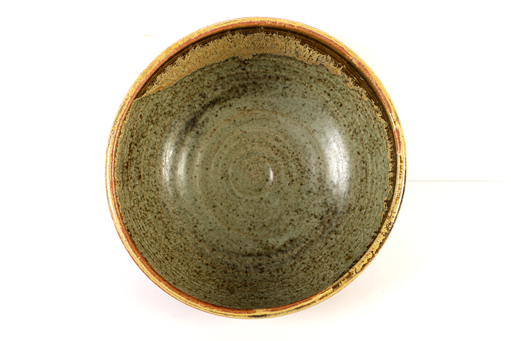 Pair of Karen Karnes Hand Thrown Stoneware Pottery Bowls