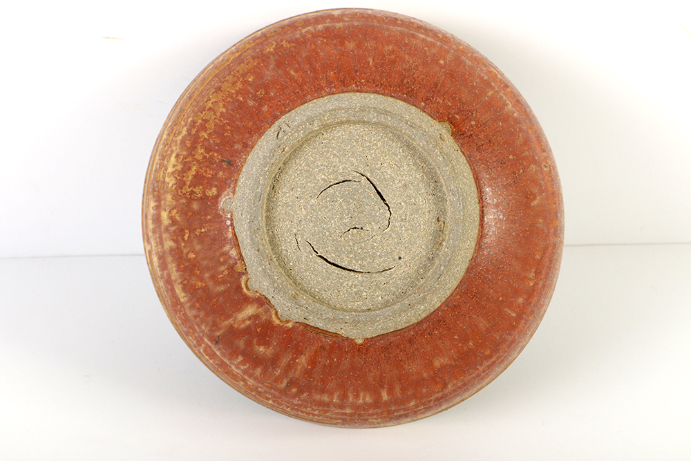 Pair of Karen Karnes Hand Thrown Stoneware Pottery Bowls