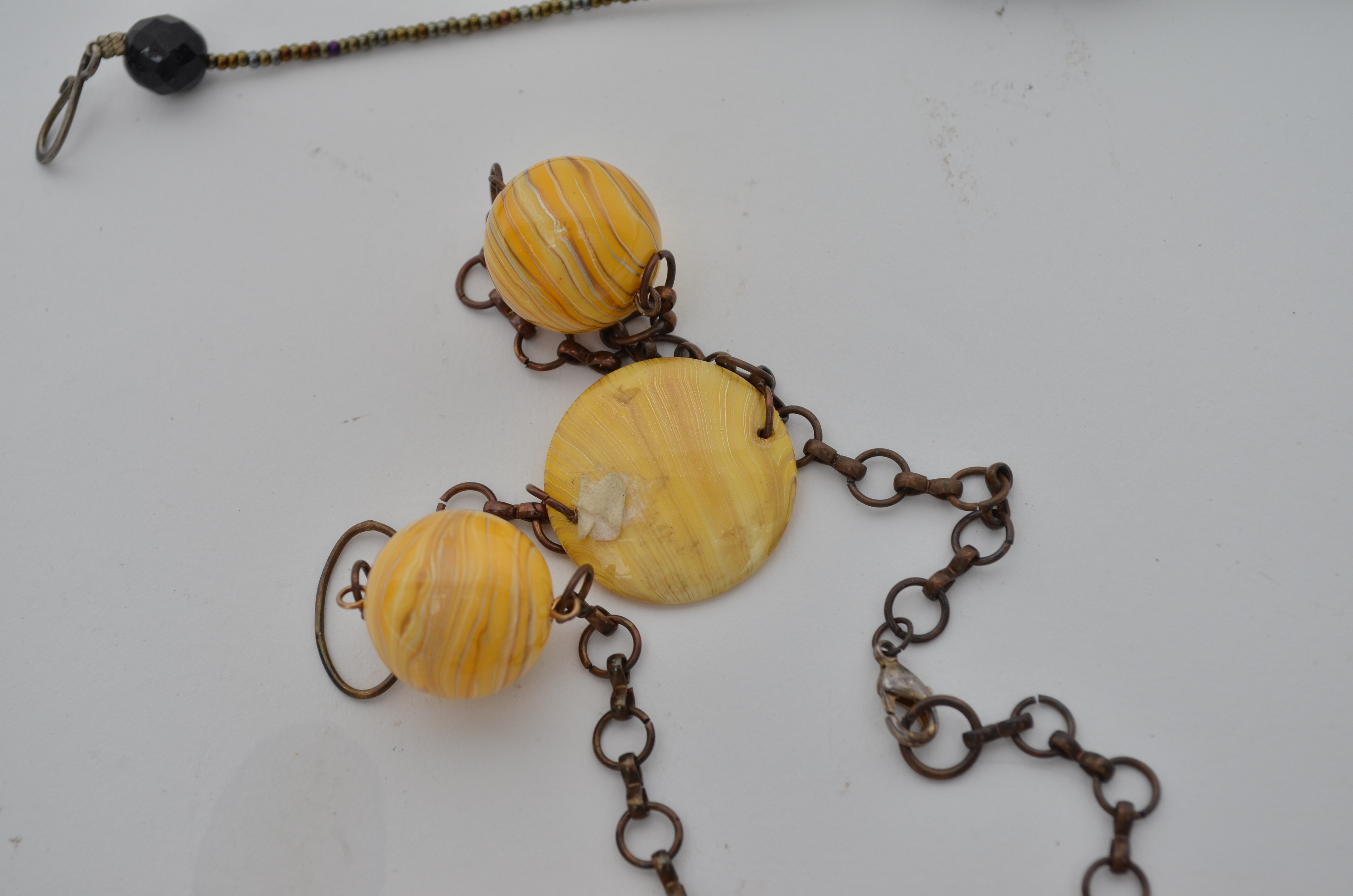 Three Vintage Costume Necklaces