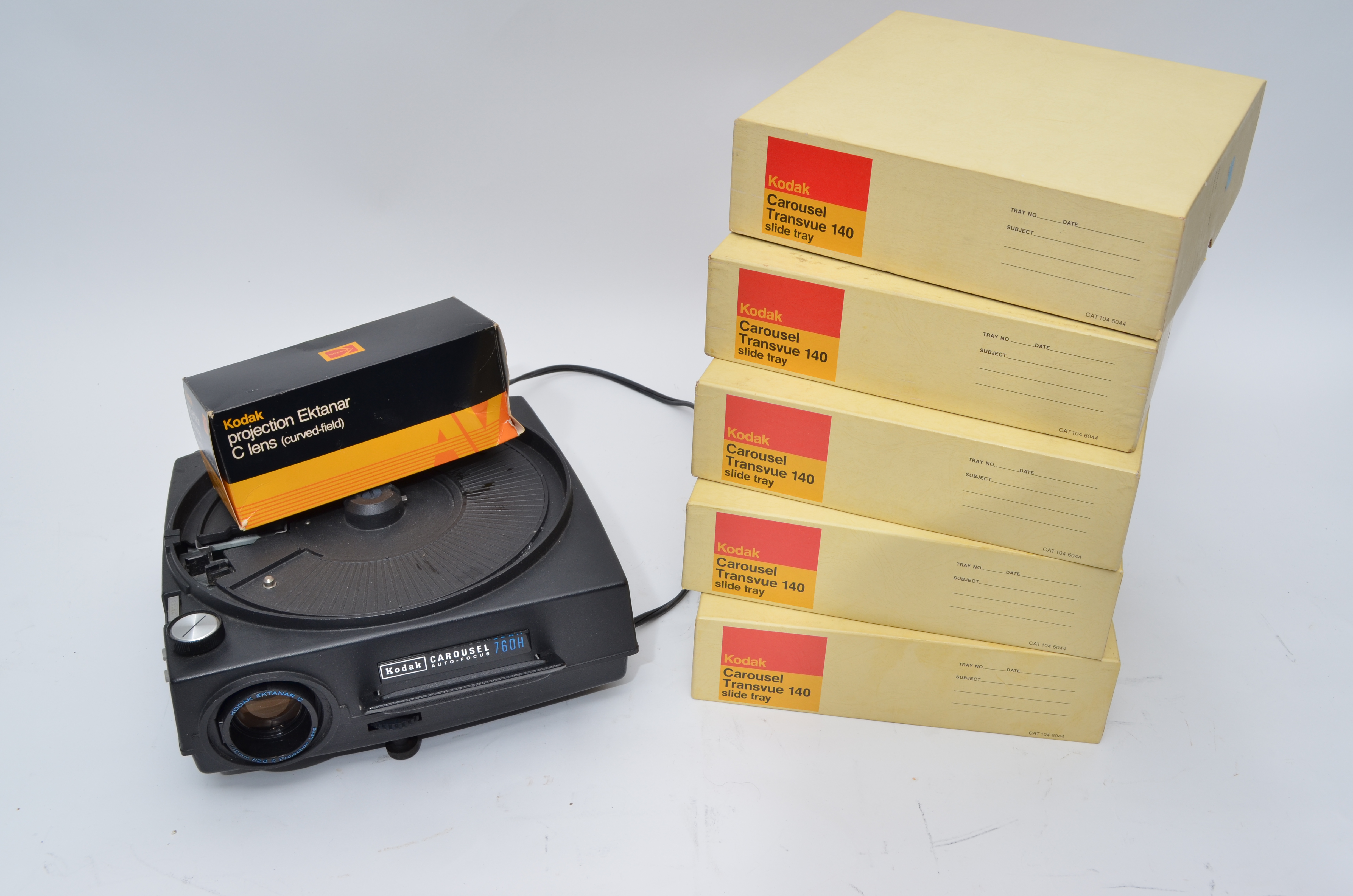 Vintage Kodak Slide Projector with Extra Carousel Trays