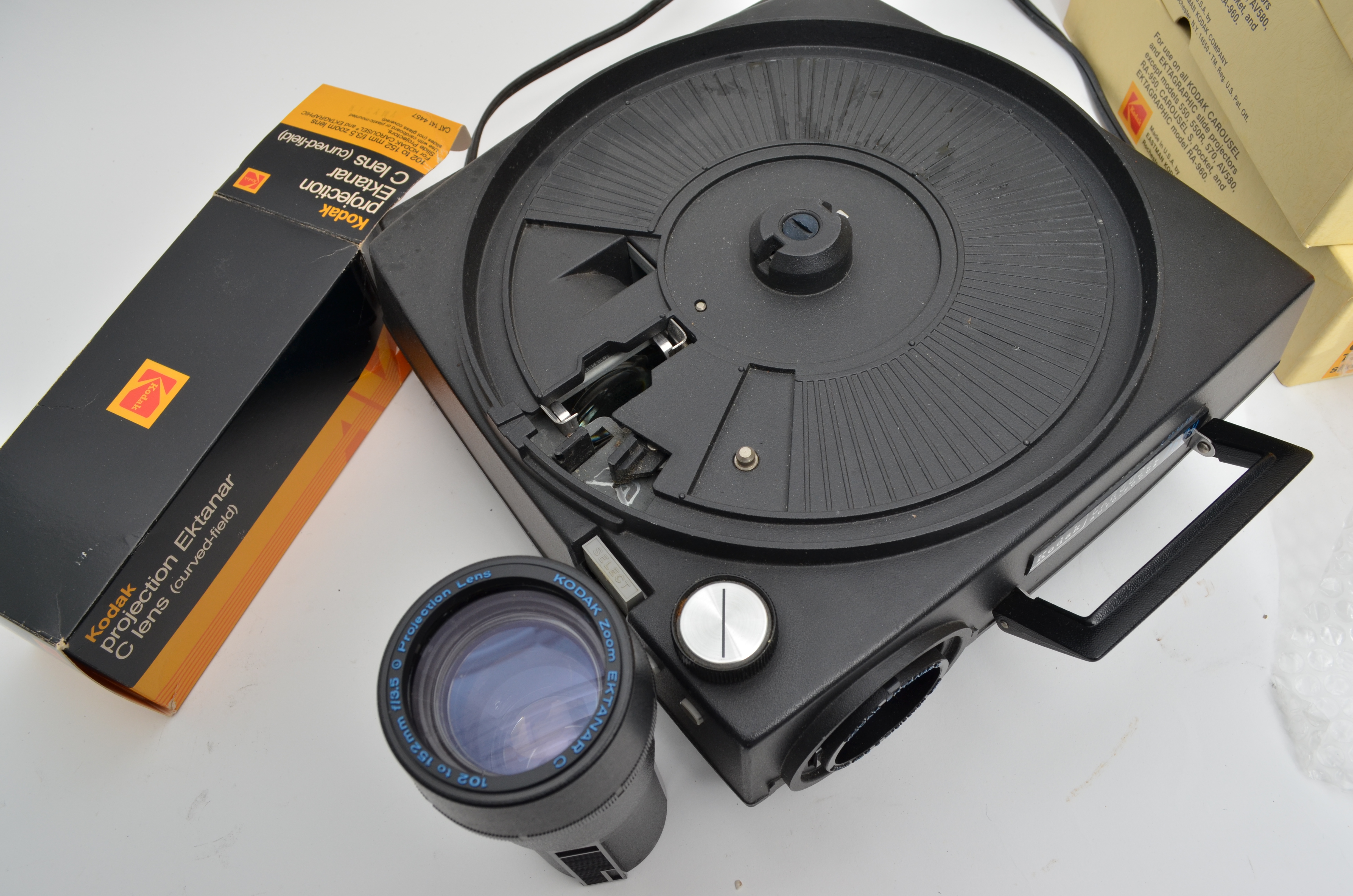 Vintage Kodak Slide Projector with Extra Carousel Trays