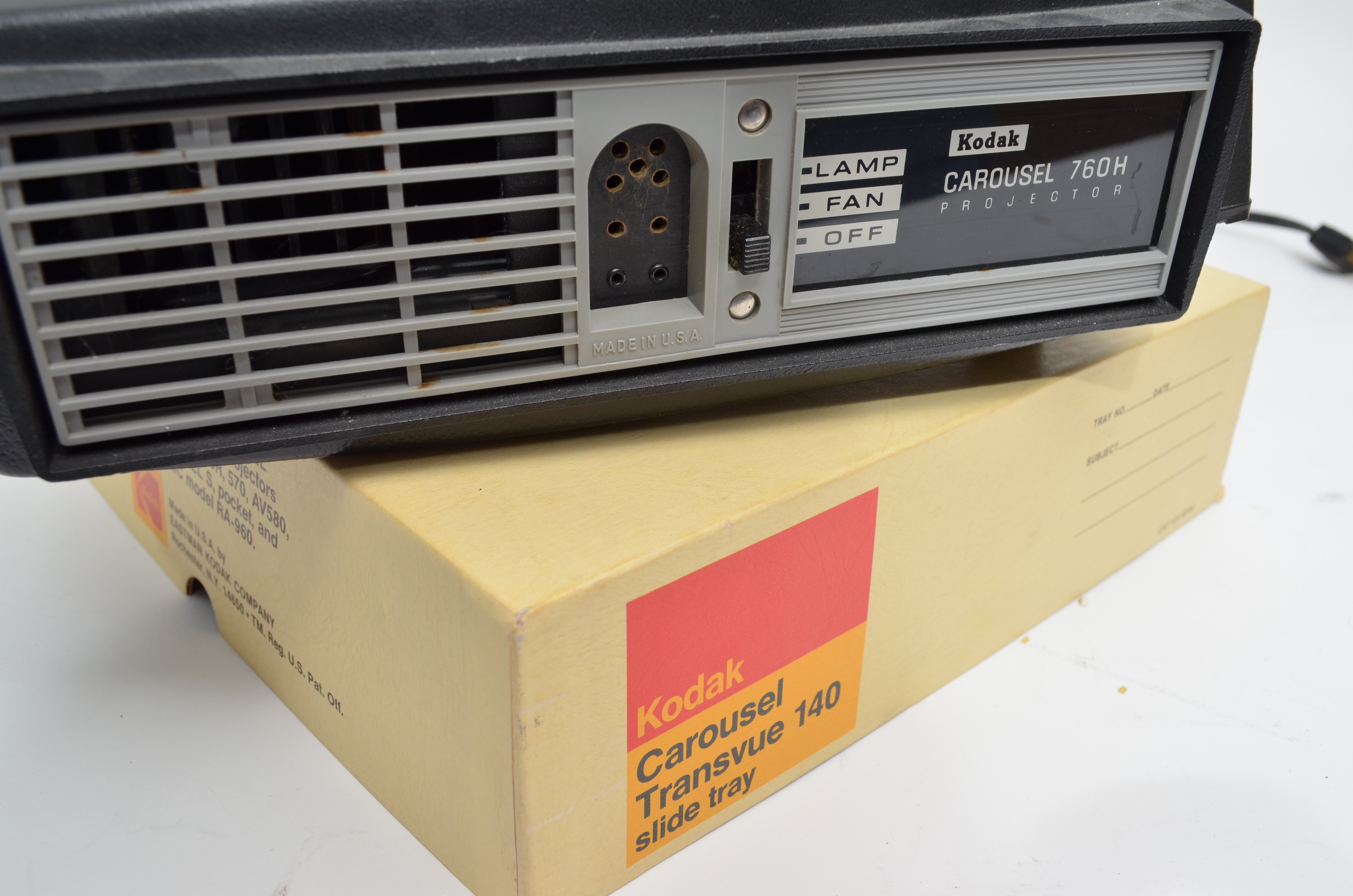 Vintage Kodak Slide Projector with Extra Carousel Trays