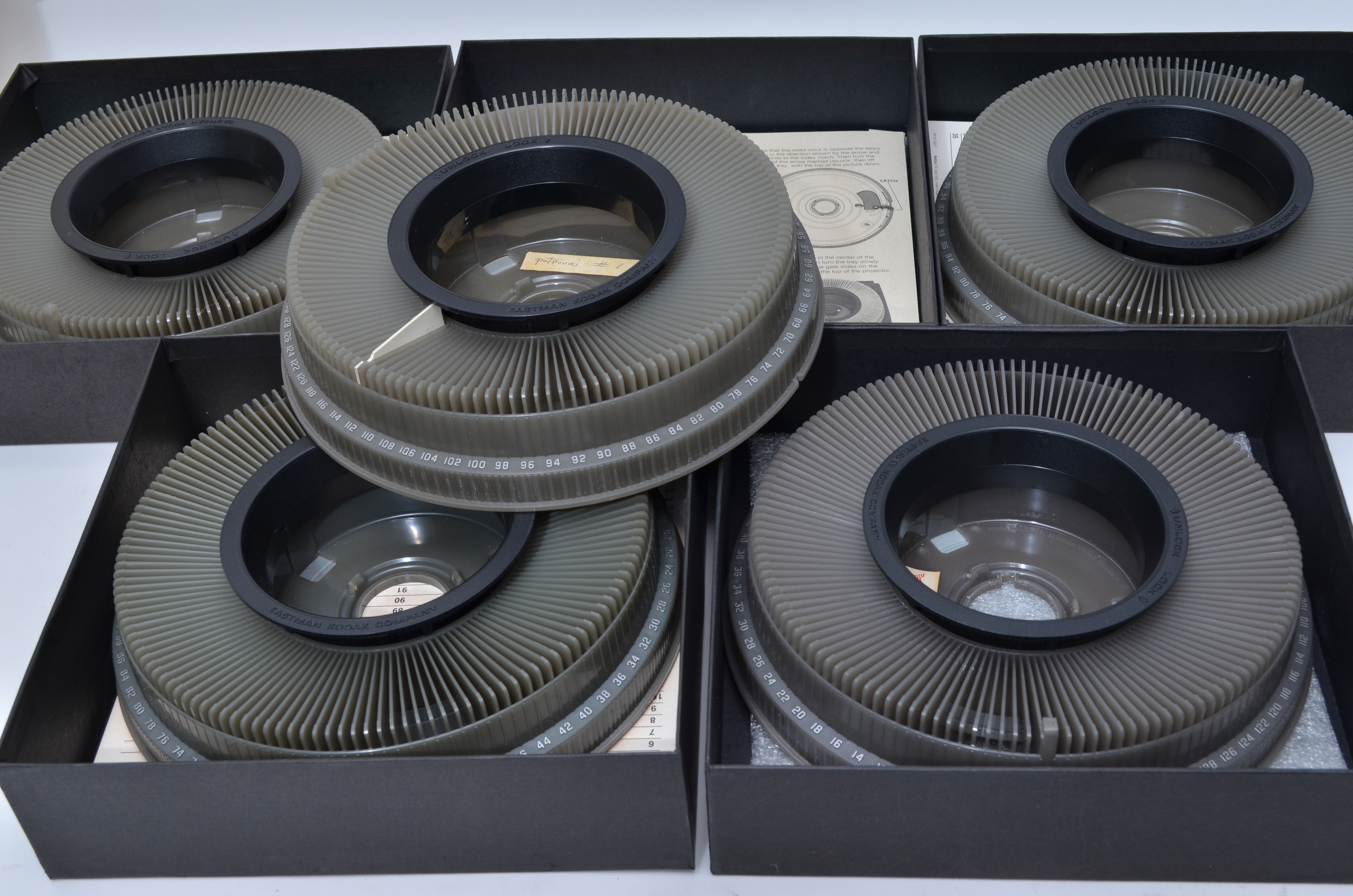 Vintage Kodak Slide Projector with Extra Carousel Trays