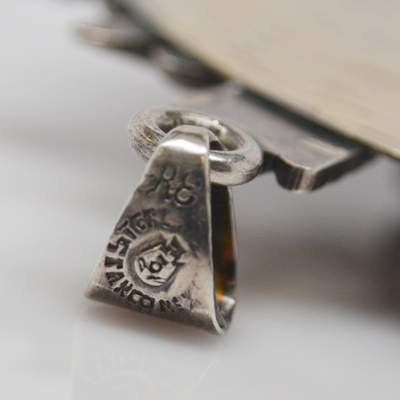 Sterling Silver Aztec Mexican Pendant