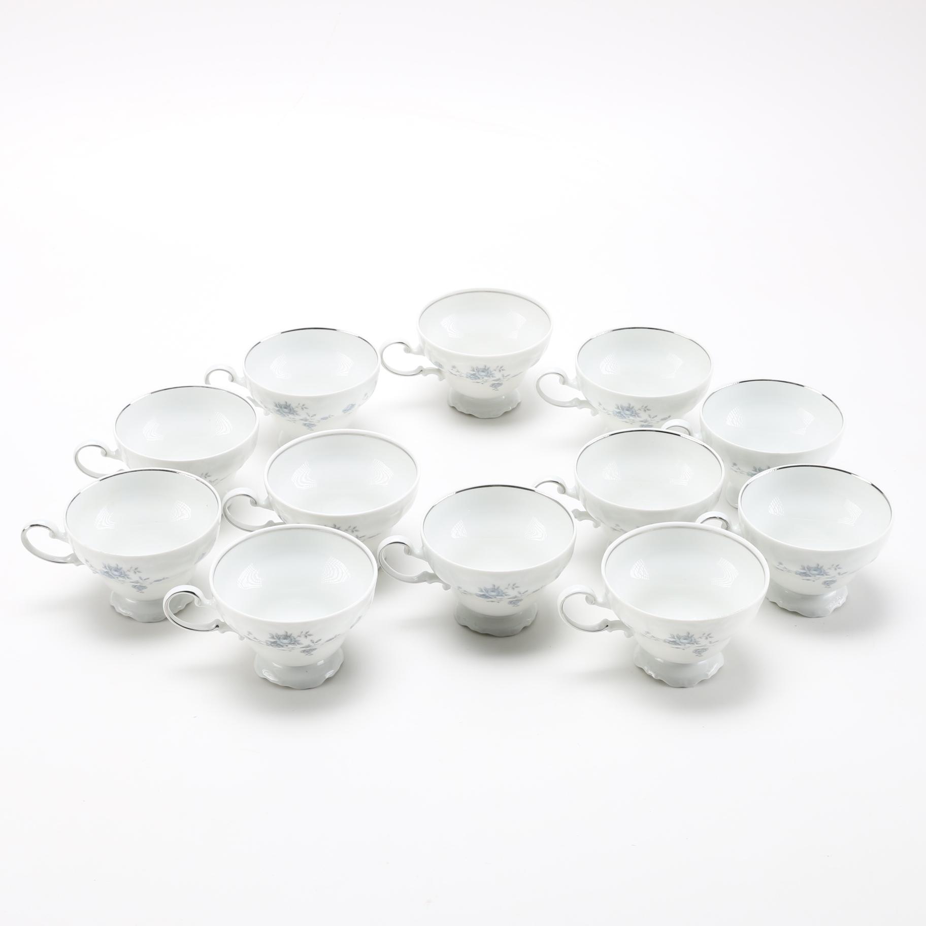 German Johann Haviland Porcelain Teacups