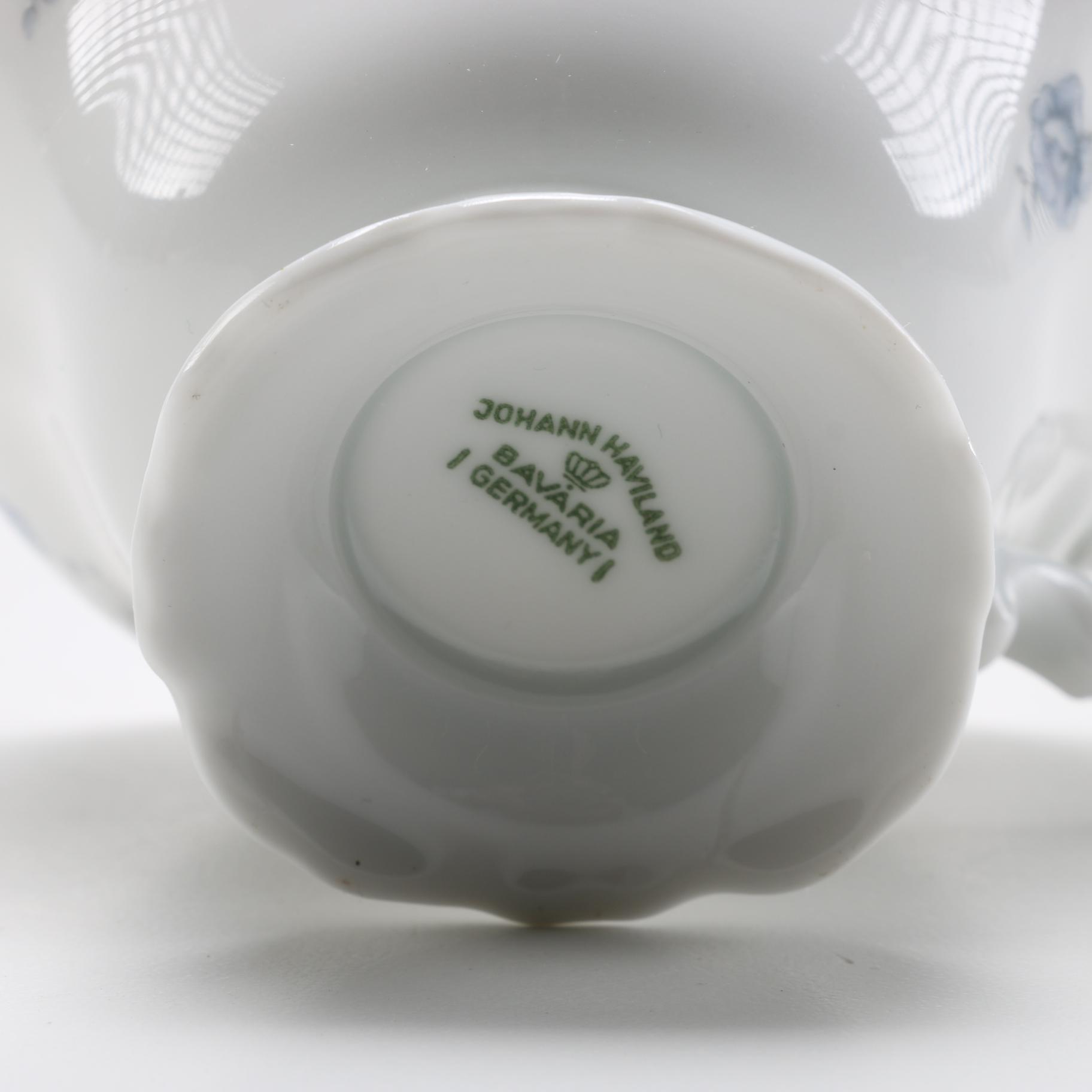 German Johann Haviland Porcelain Teacups