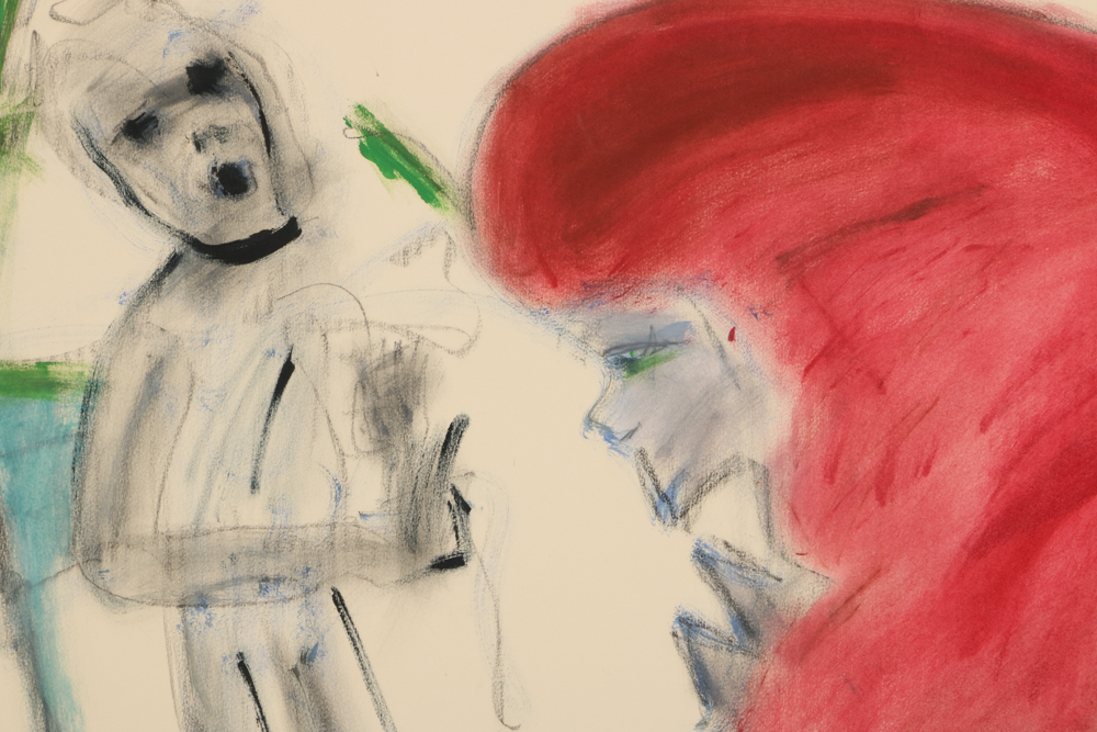 Doug Williams Original Pastel Drawing