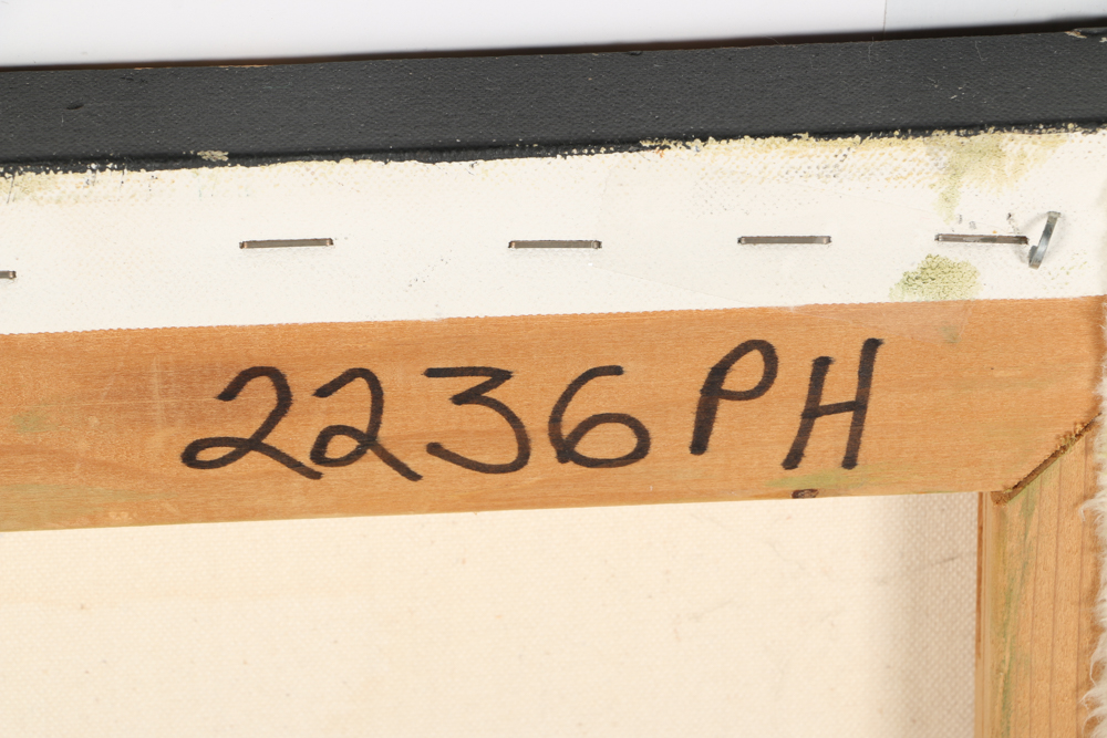 Acrylic On Canvas Abstract Attributed to C. Douglas Williams