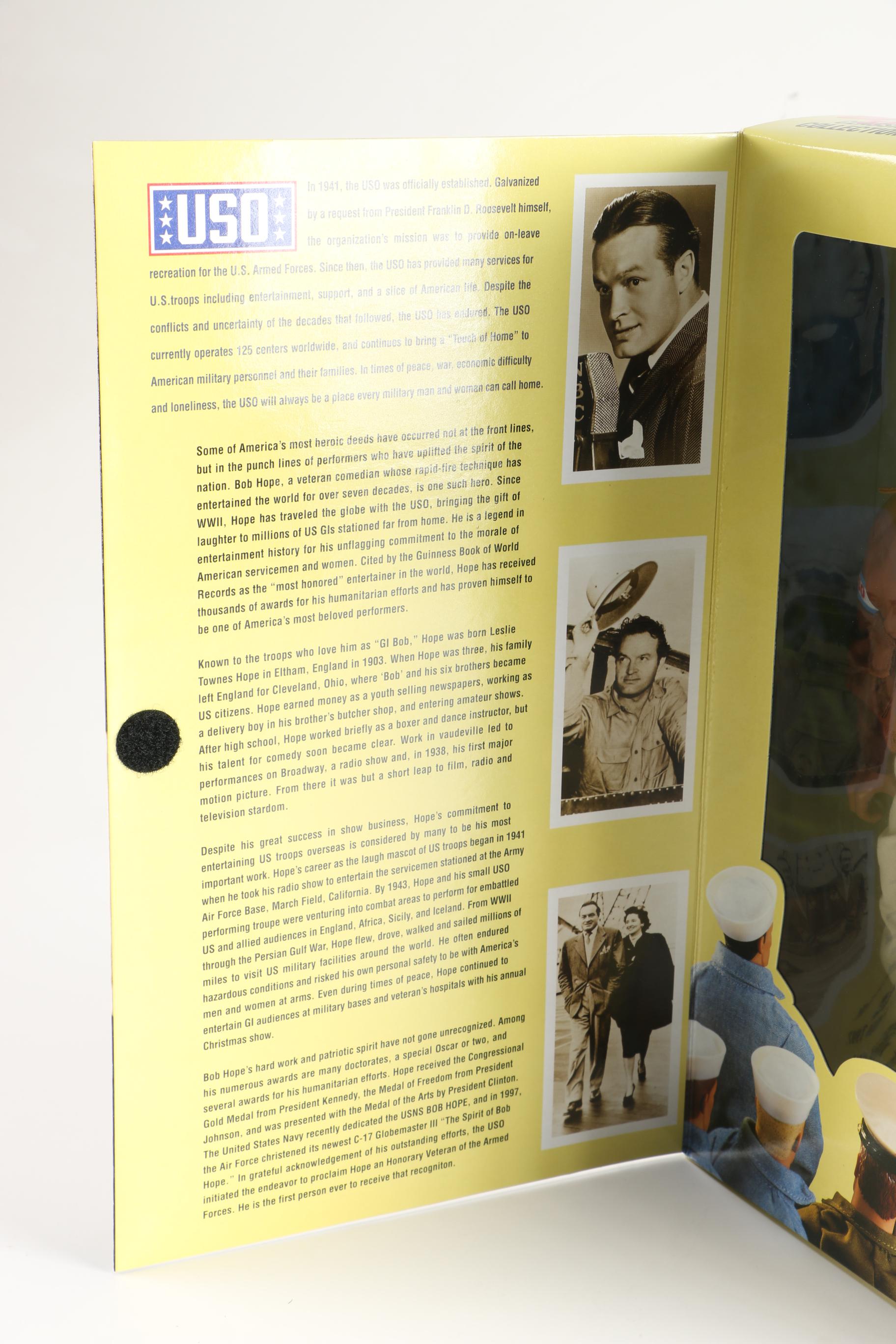 GI Joe Classic Collection Commemorative Bob Hope and Robert L. Crippen Figures