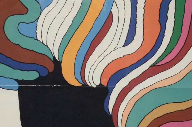 Original Milton Glaser 1966 Bob Dylan Slip Cover Poster