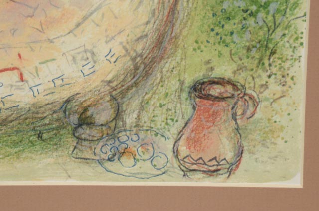 Marc Chagall Signed Lithograph "Circe" from "Odyssey I" Series