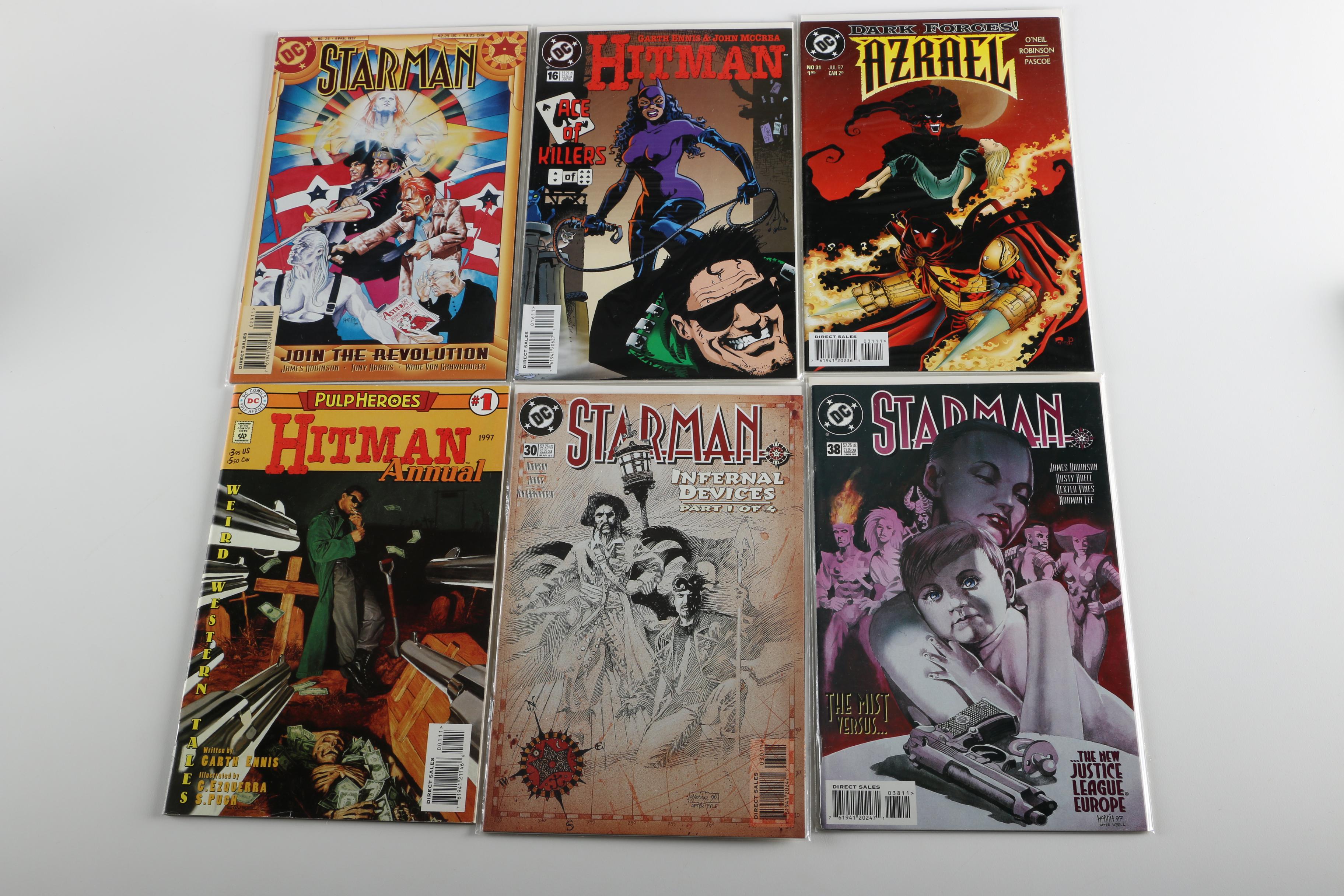 "Azrael", "Hitman" "Starman" and Other Assorted Modern Age Comics