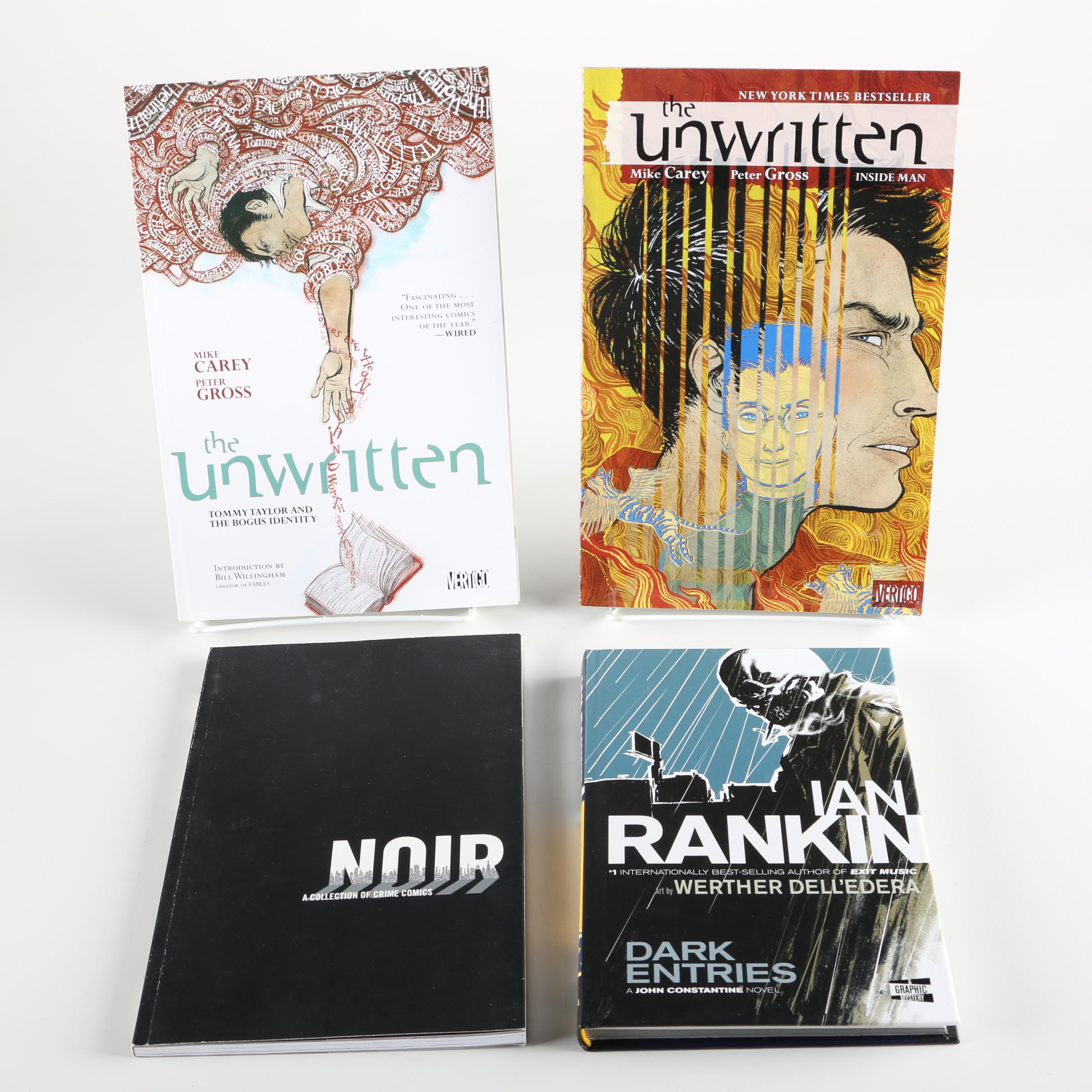 Modern Age "Dark Entries", "Noir" and "The Unwritten" Graphic Novels