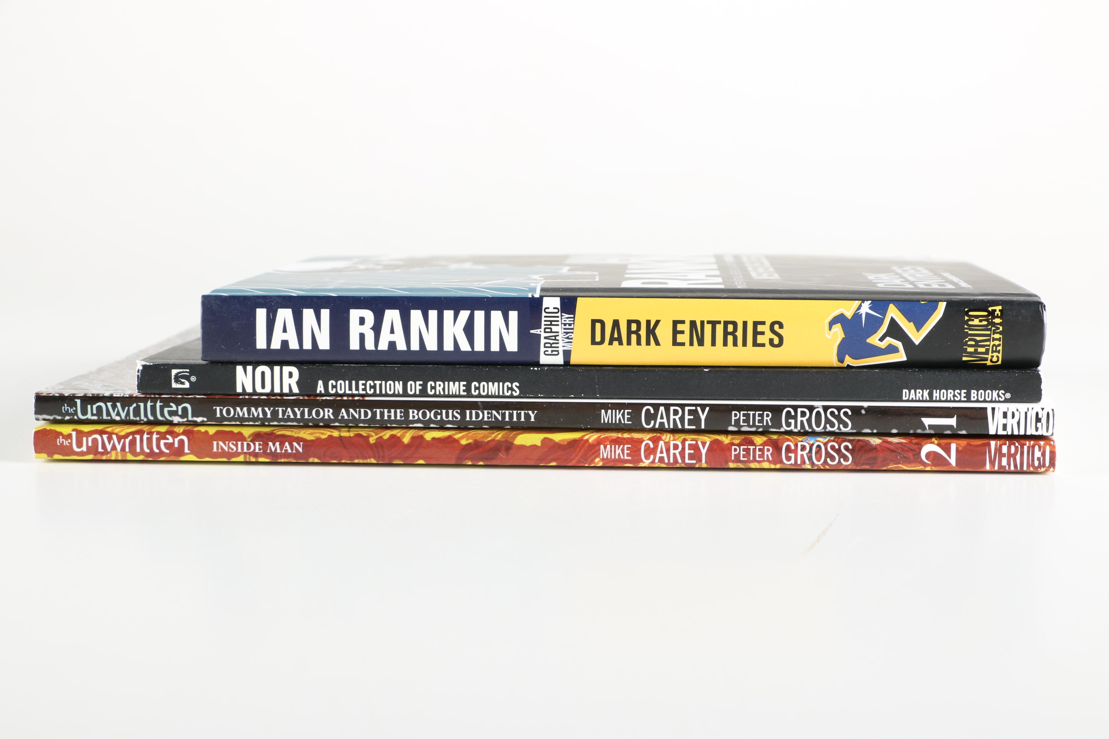 Modern Age "Dark Entries", "Noir" and "The Unwritten" Graphic Novels