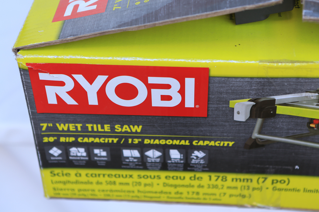 Ryobi 7" Wet Tile Saw