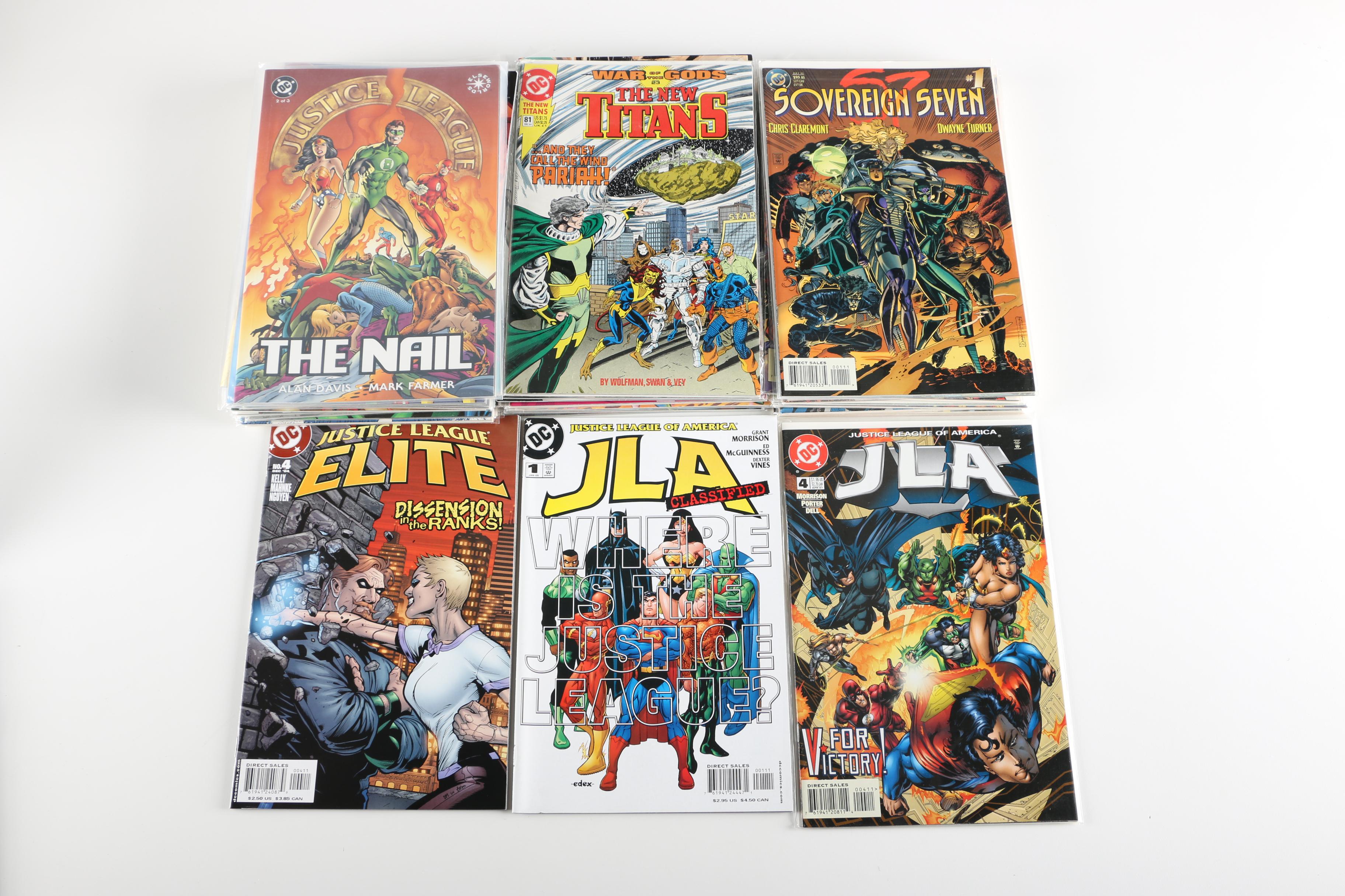 Assorted Modern Age DC Comics Featuring "JSA Strange Adventures" Issue 1