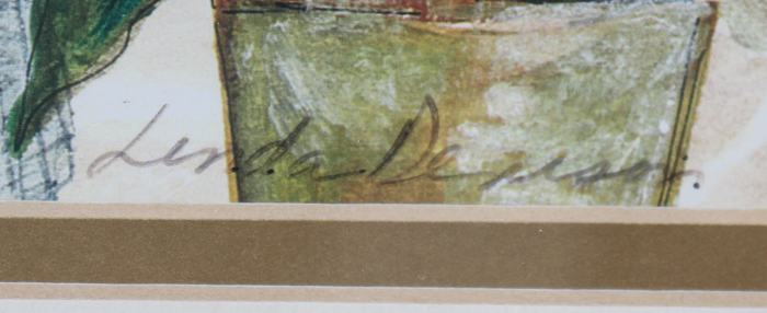 Signed and Numbered Offset Lithograph by Linda Denison