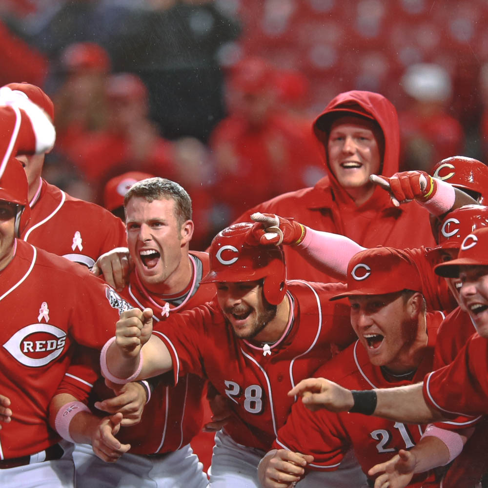 Zack Cozart of Cincinnati Reds Autographed Photographs
