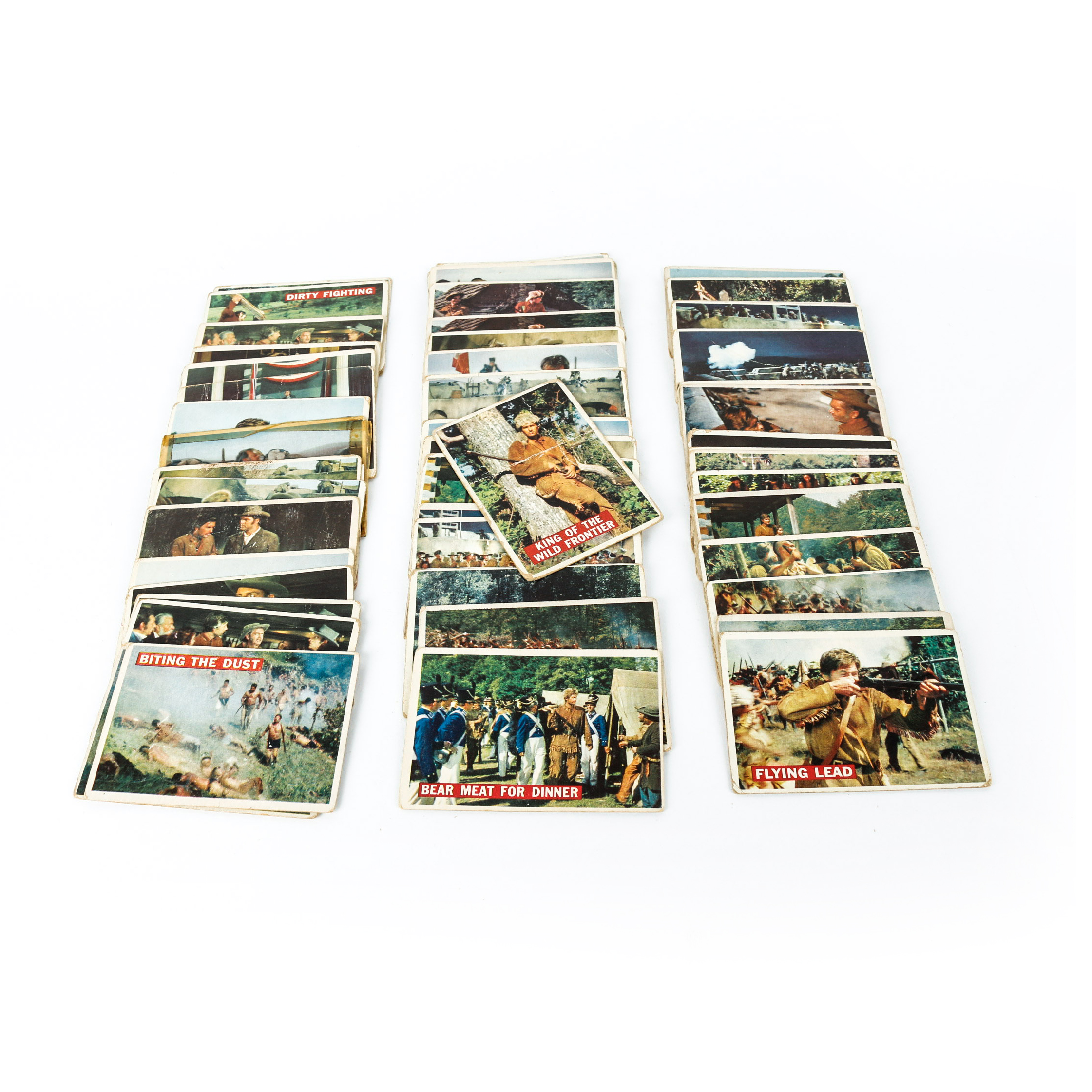 Vintage Disney Davy Crockett Trading Cards