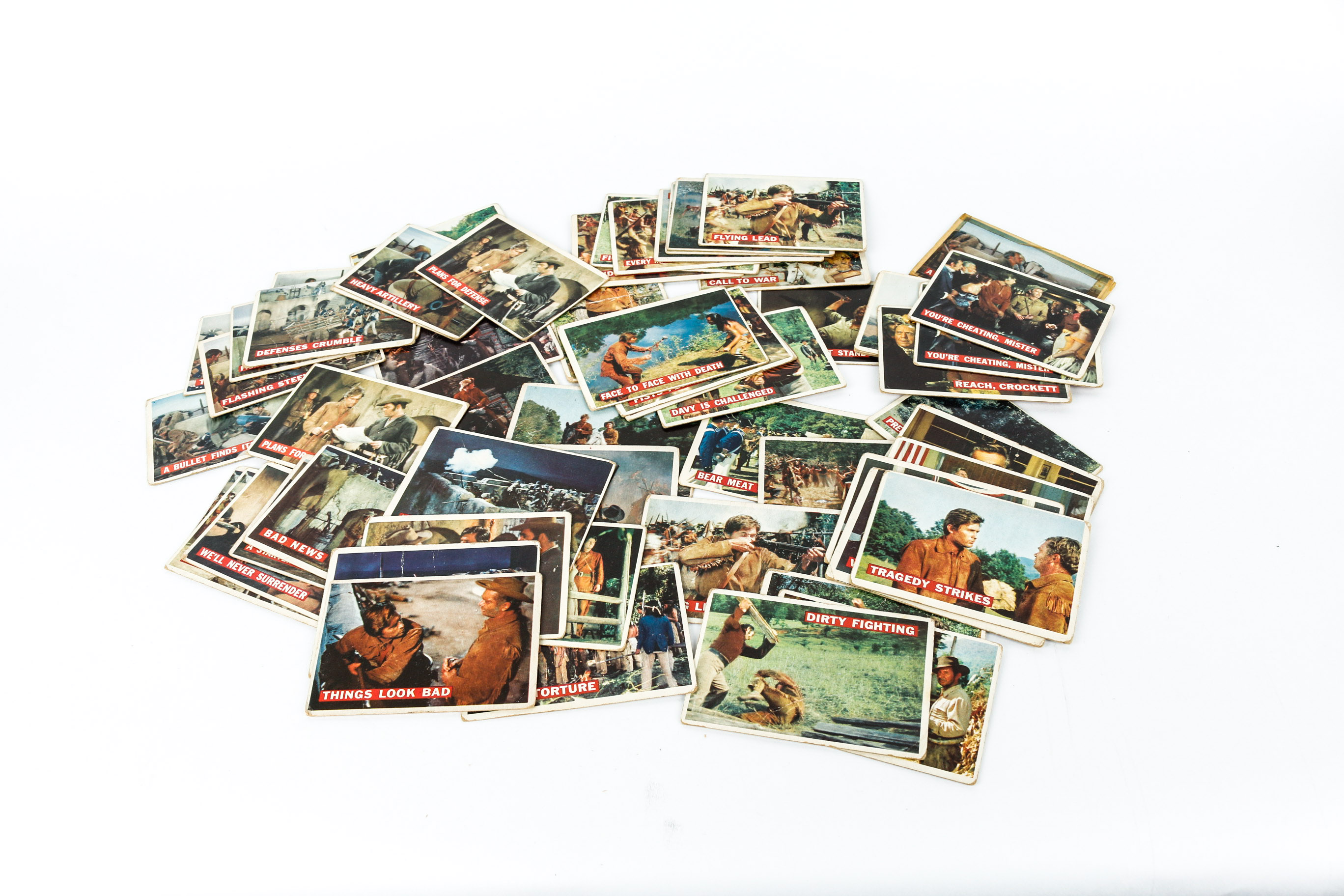 Vintage Disney Davy Crockett Trading Cards