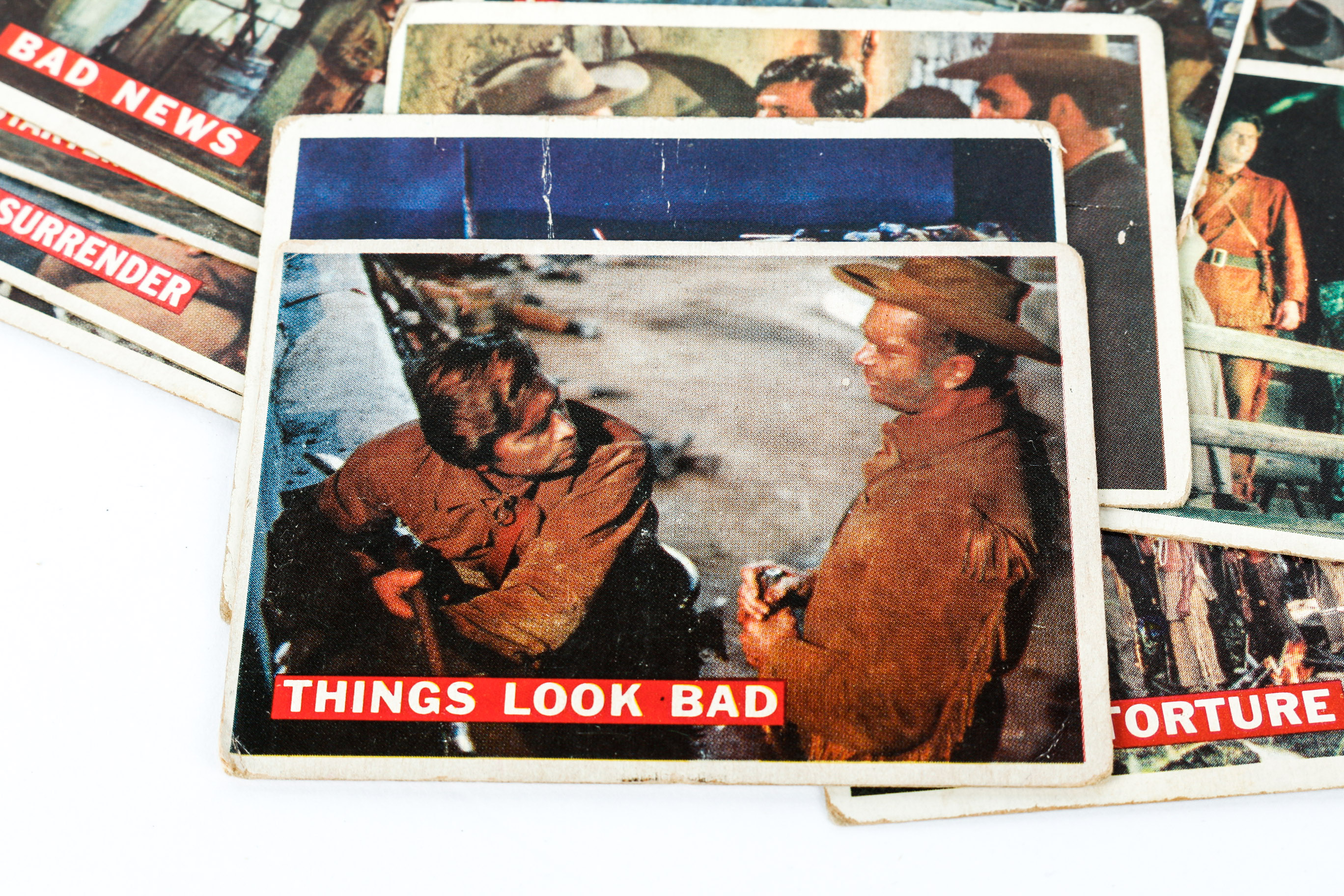Vintage Disney Davy Crockett Trading Cards