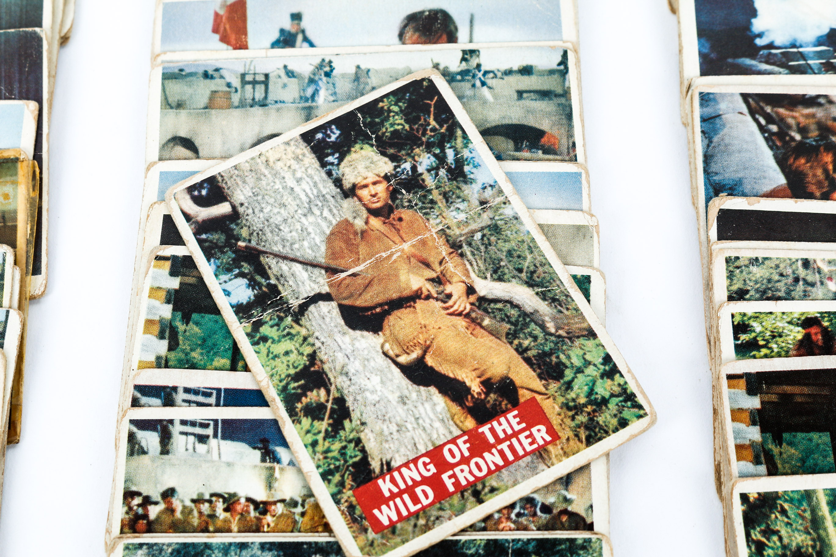 Vintage Disney Davy Crockett Trading Cards