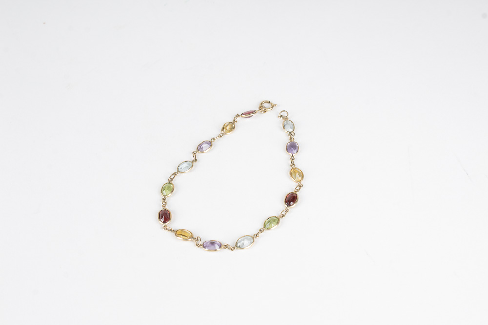 Costume Jewelry Bracelet with Stones