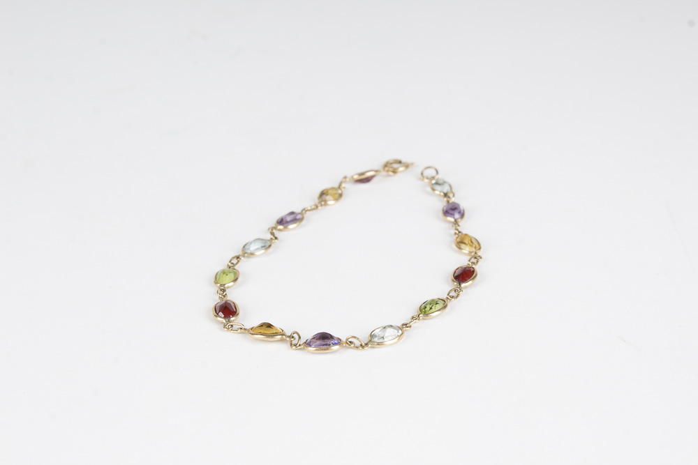 Costume Jewelry Bracelet with Stones