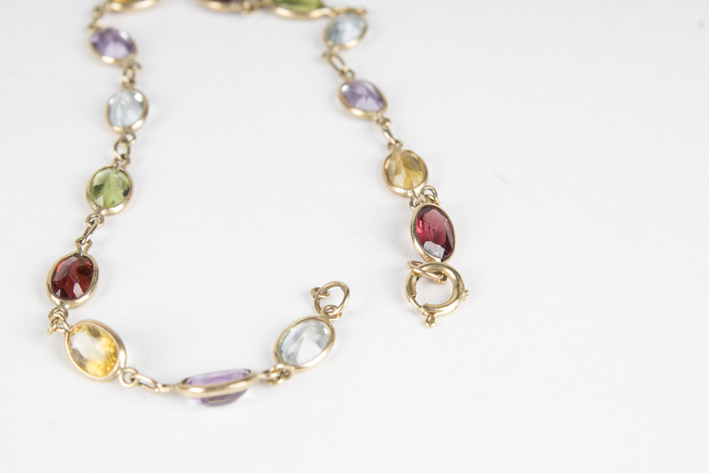 Costume Jewelry Bracelet with Stones