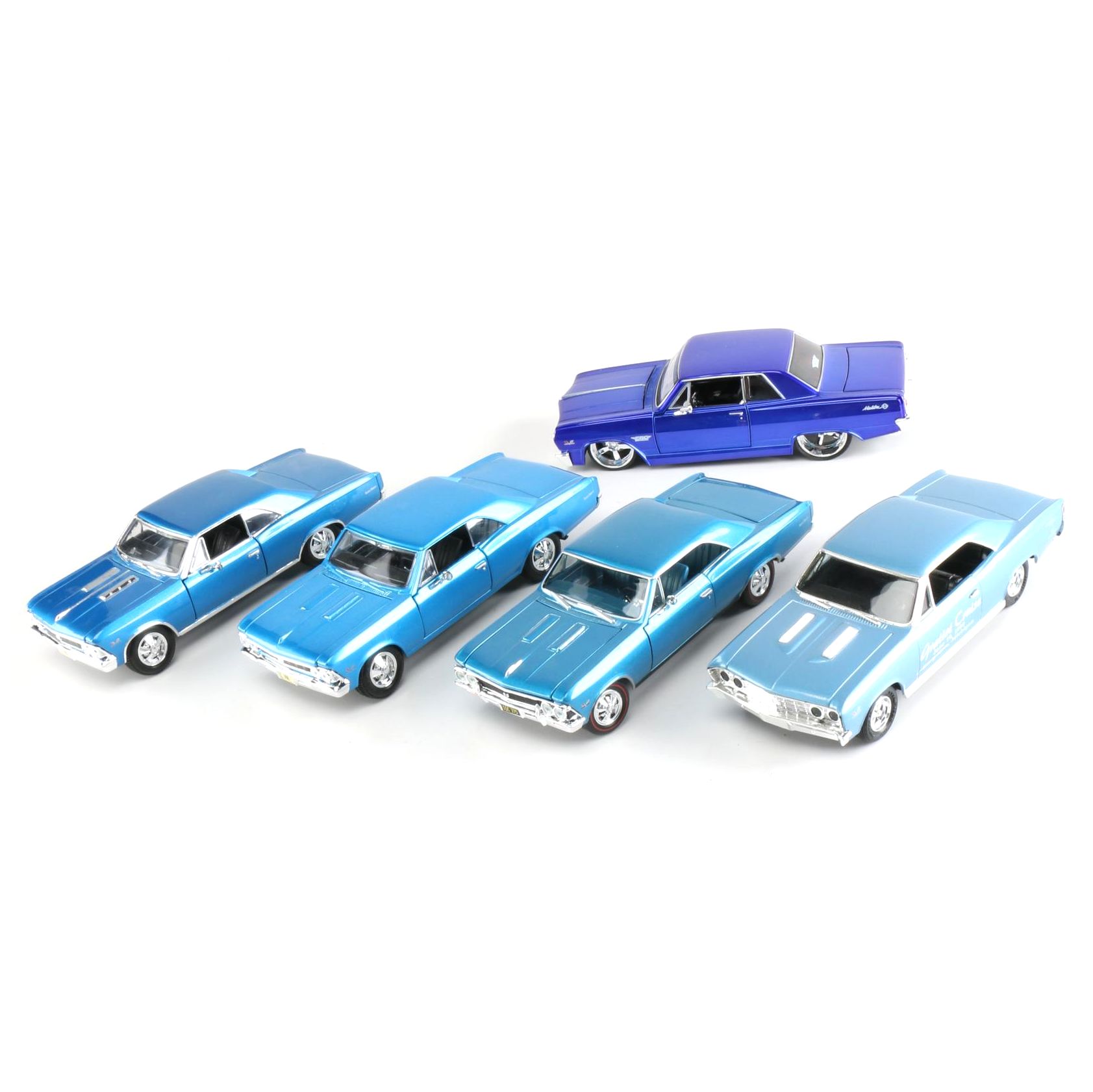 Collection of Mid 1960s Chevrolet Chevelle Malibu Die-Cast Cars