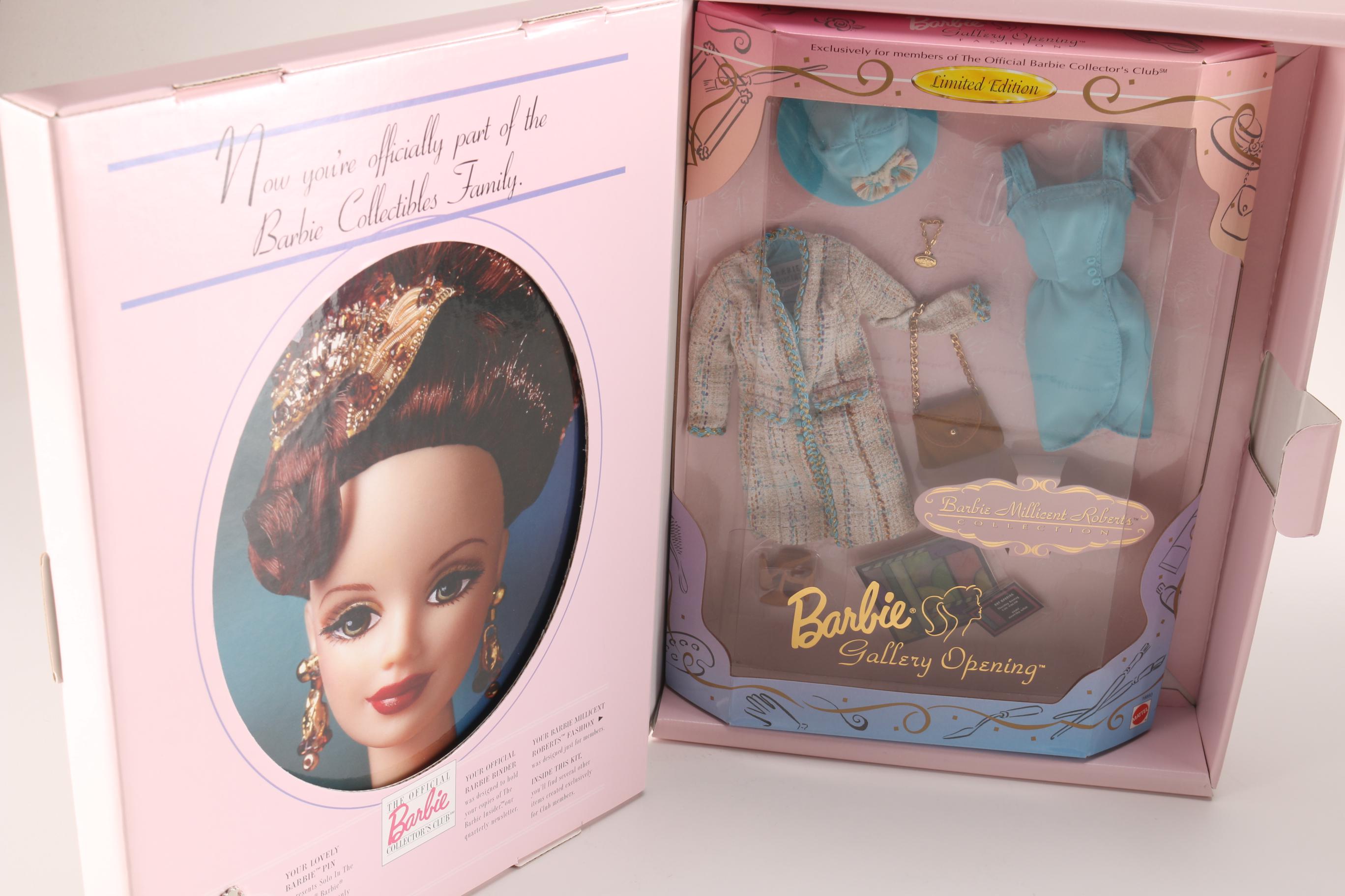 Selection of Barbie Collector's Club Dolls