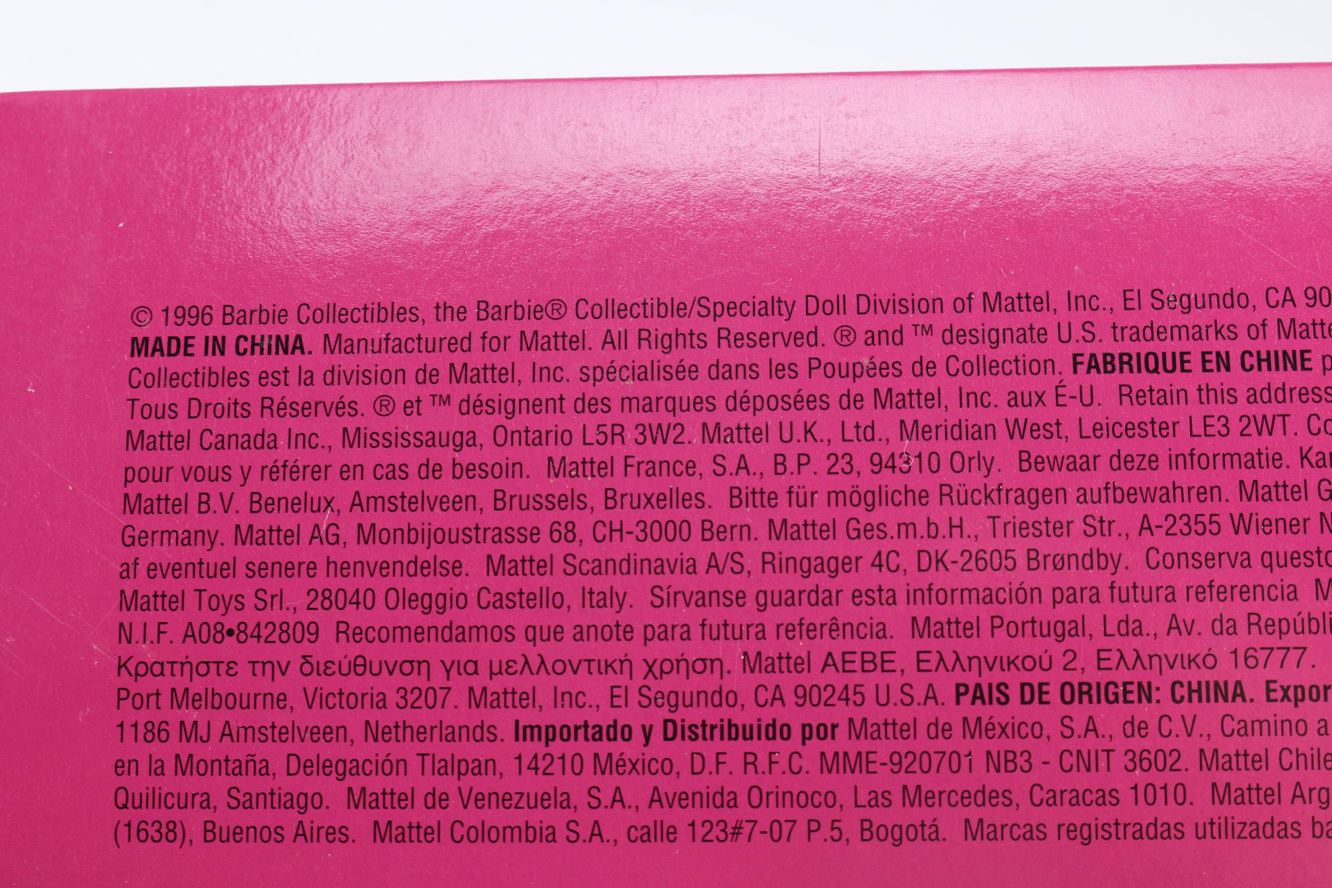 Selection of Barbie Collector's Club Dolls