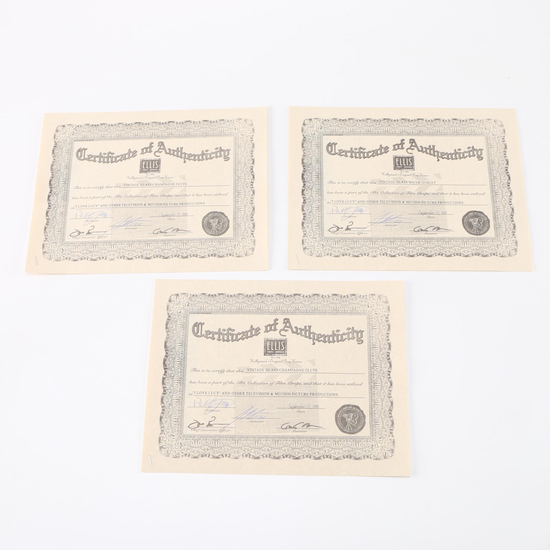 Vintage "I Love Lucy" Prop Glasses