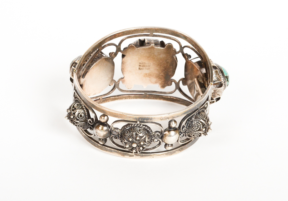 Sterling Silver Hinged Bracelet