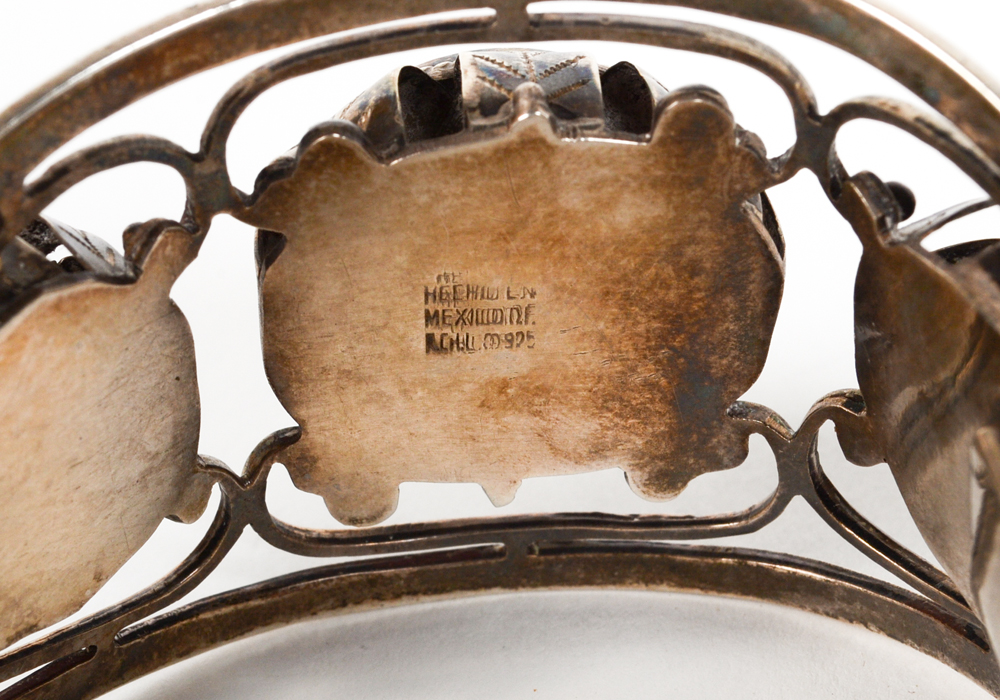 Sterling Silver Hinged Bracelet