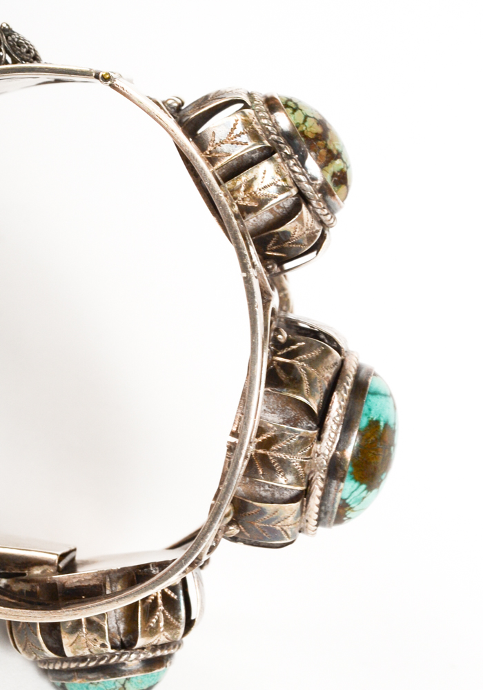 Sterling Silver Hinged Bracelet