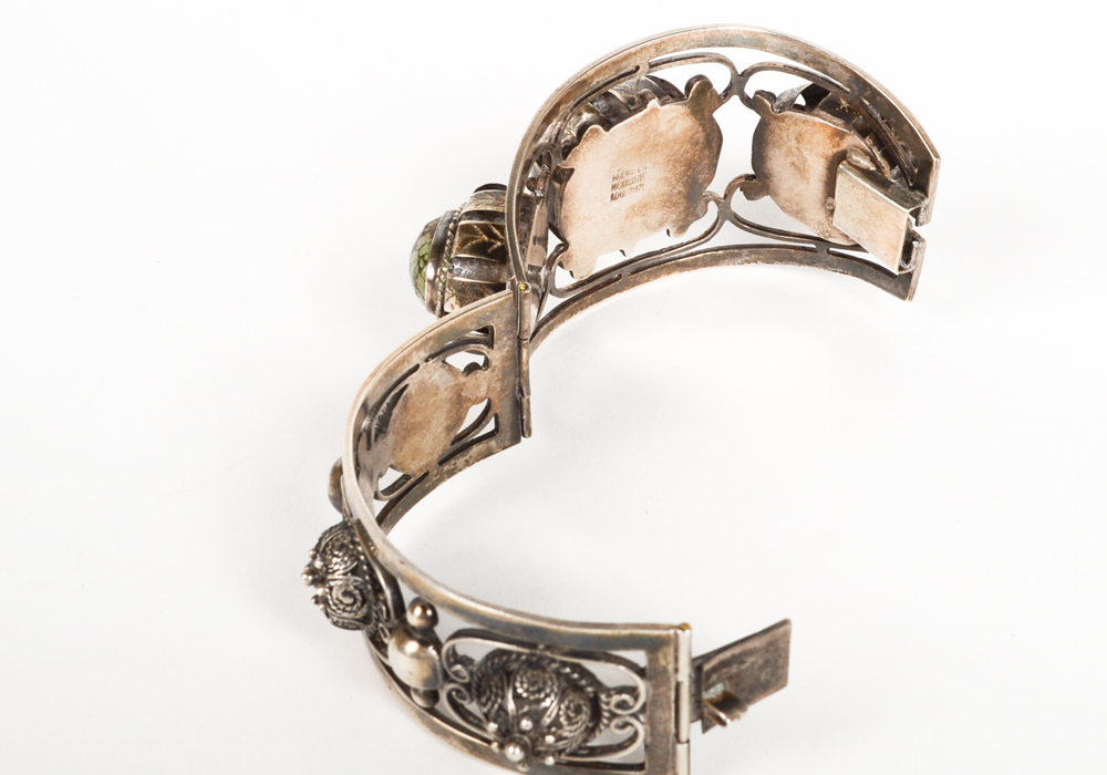 Sterling Silver Hinged Bracelet