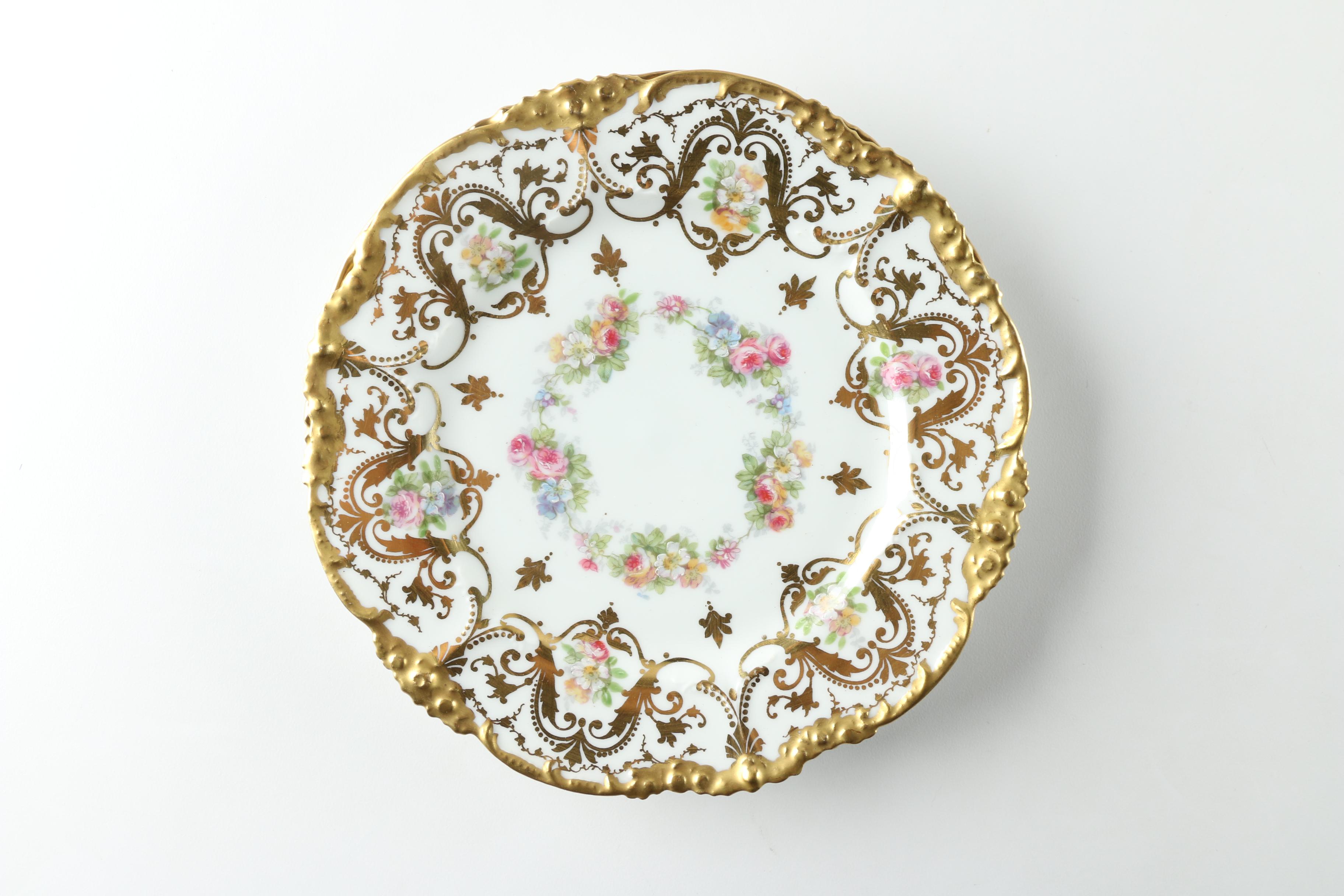 Antique Porcelain Dishes Featuring Haviland