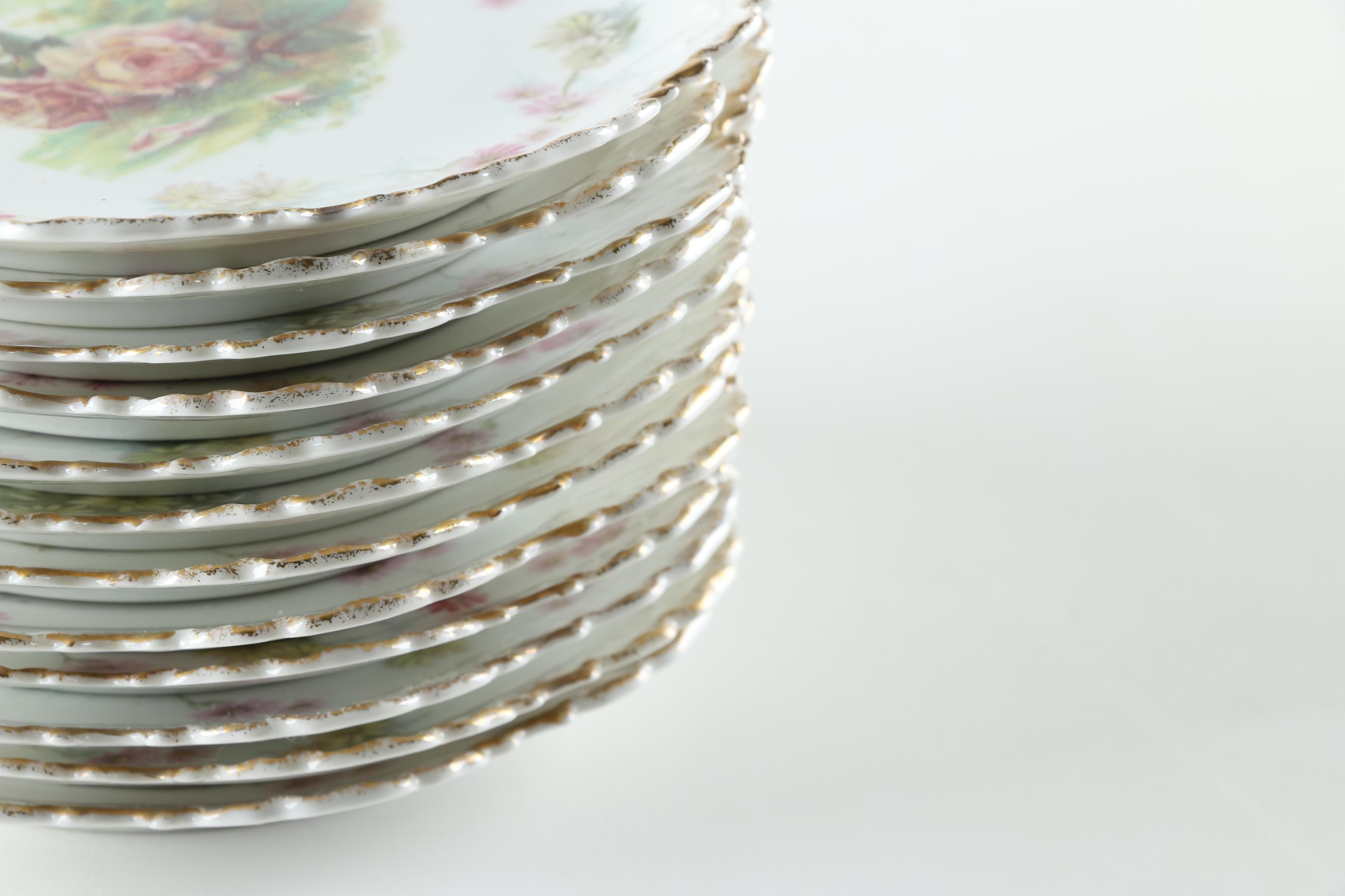 Antique Porcelain Dishes Featuring Haviland