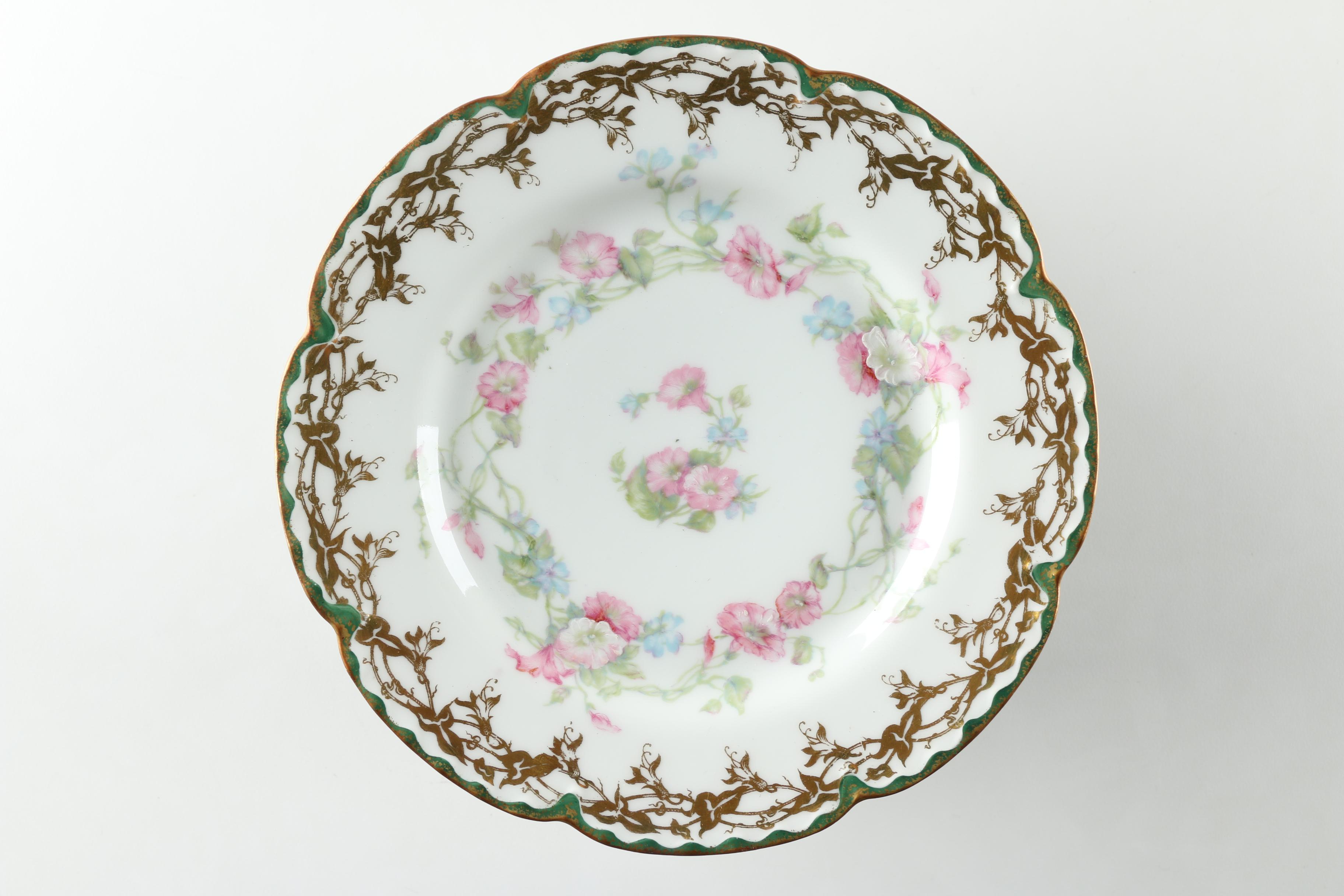 Antique Porcelain Dishes Featuring Haviland