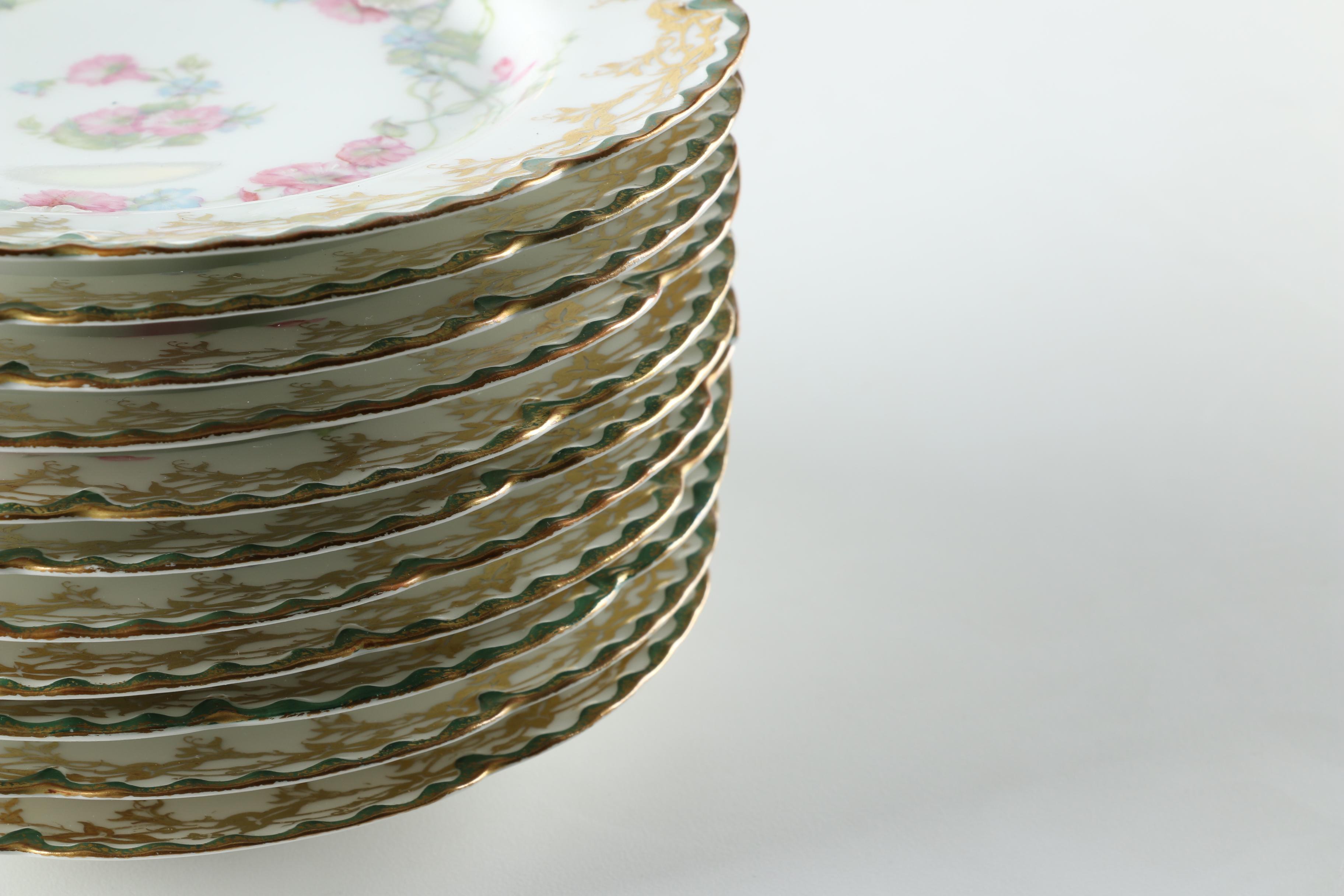 Antique Porcelain Dishes Featuring Haviland