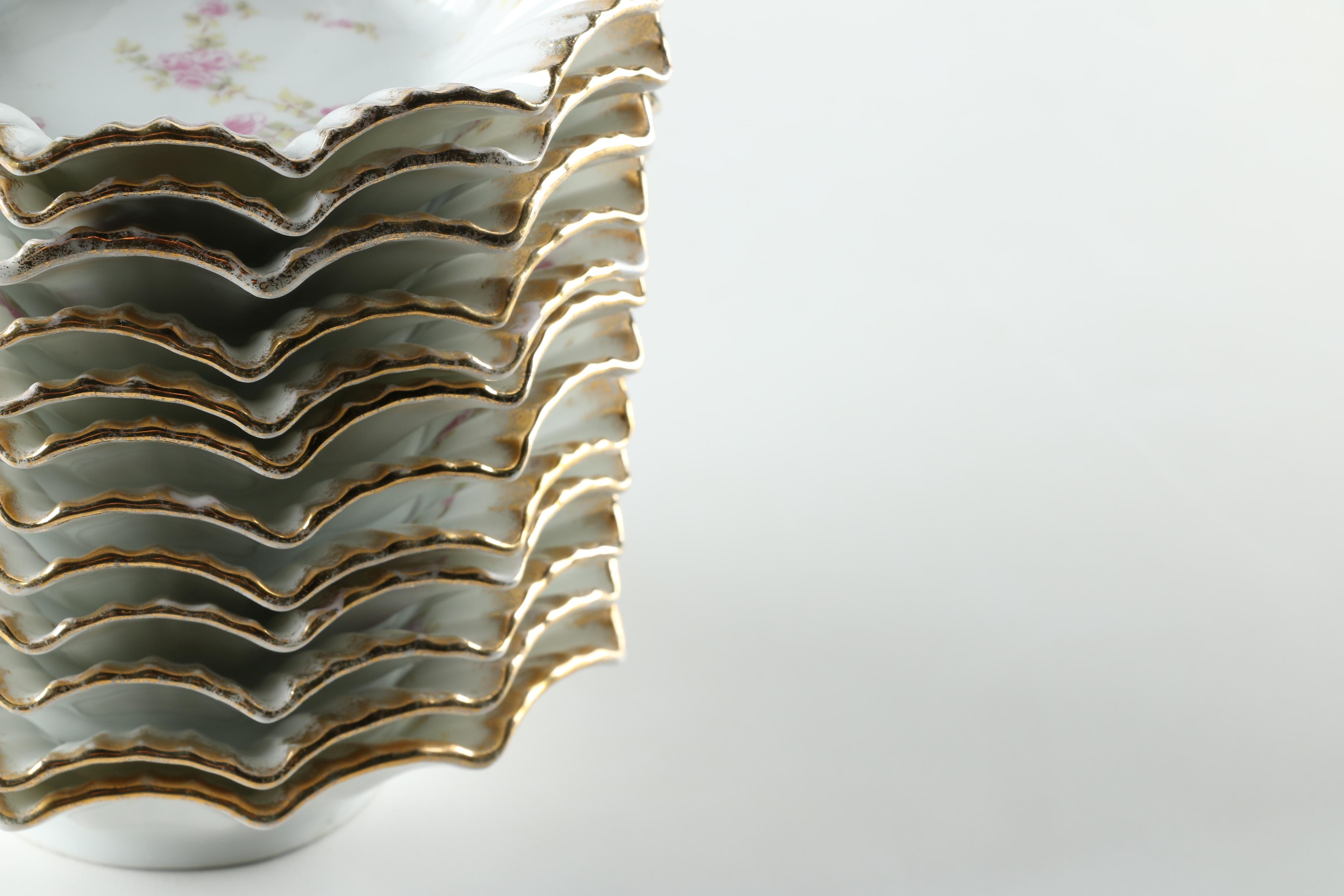 Antique Porcelain Dishes Featuring Haviland