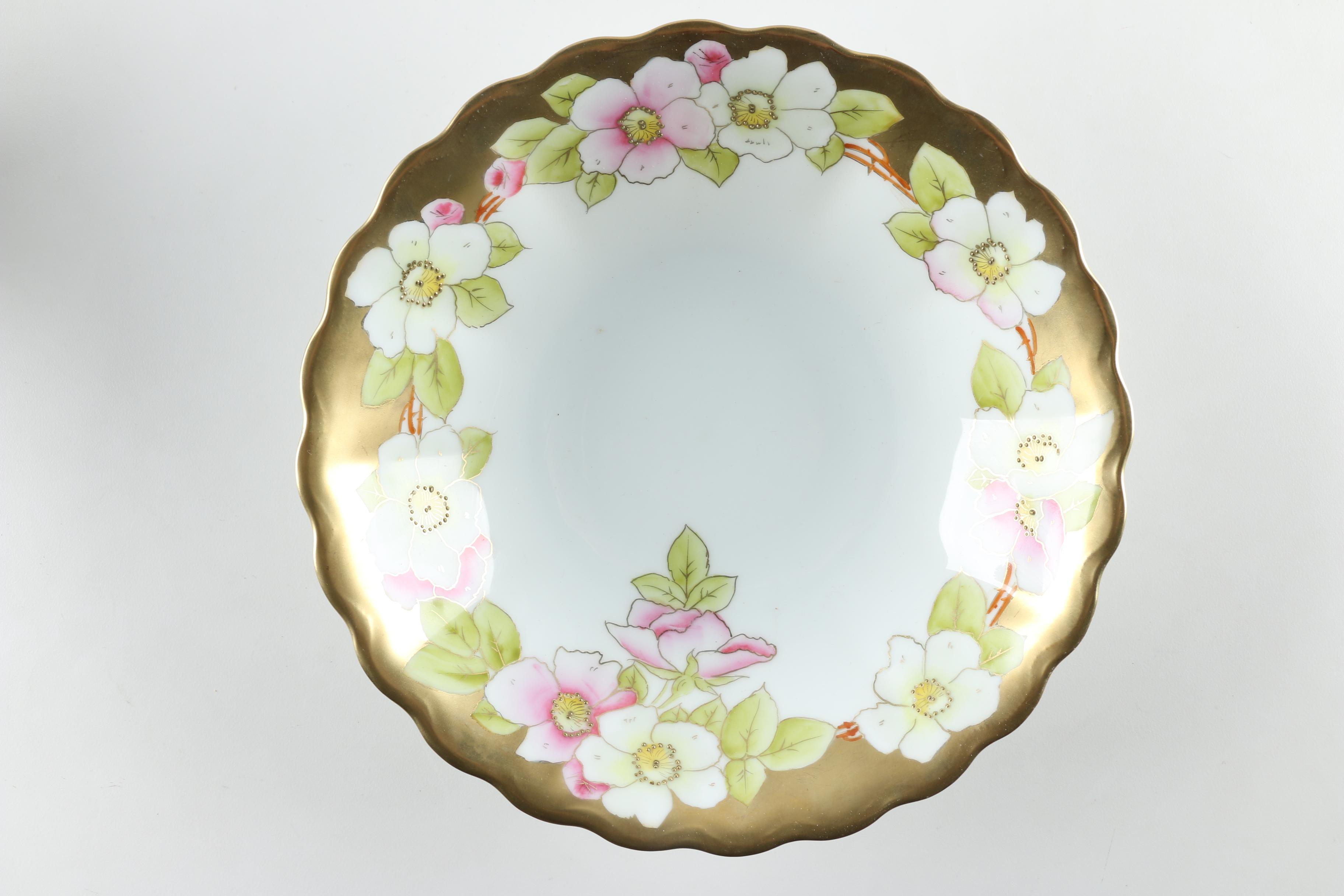 Antique Porcelain Dishes Featuring Haviland