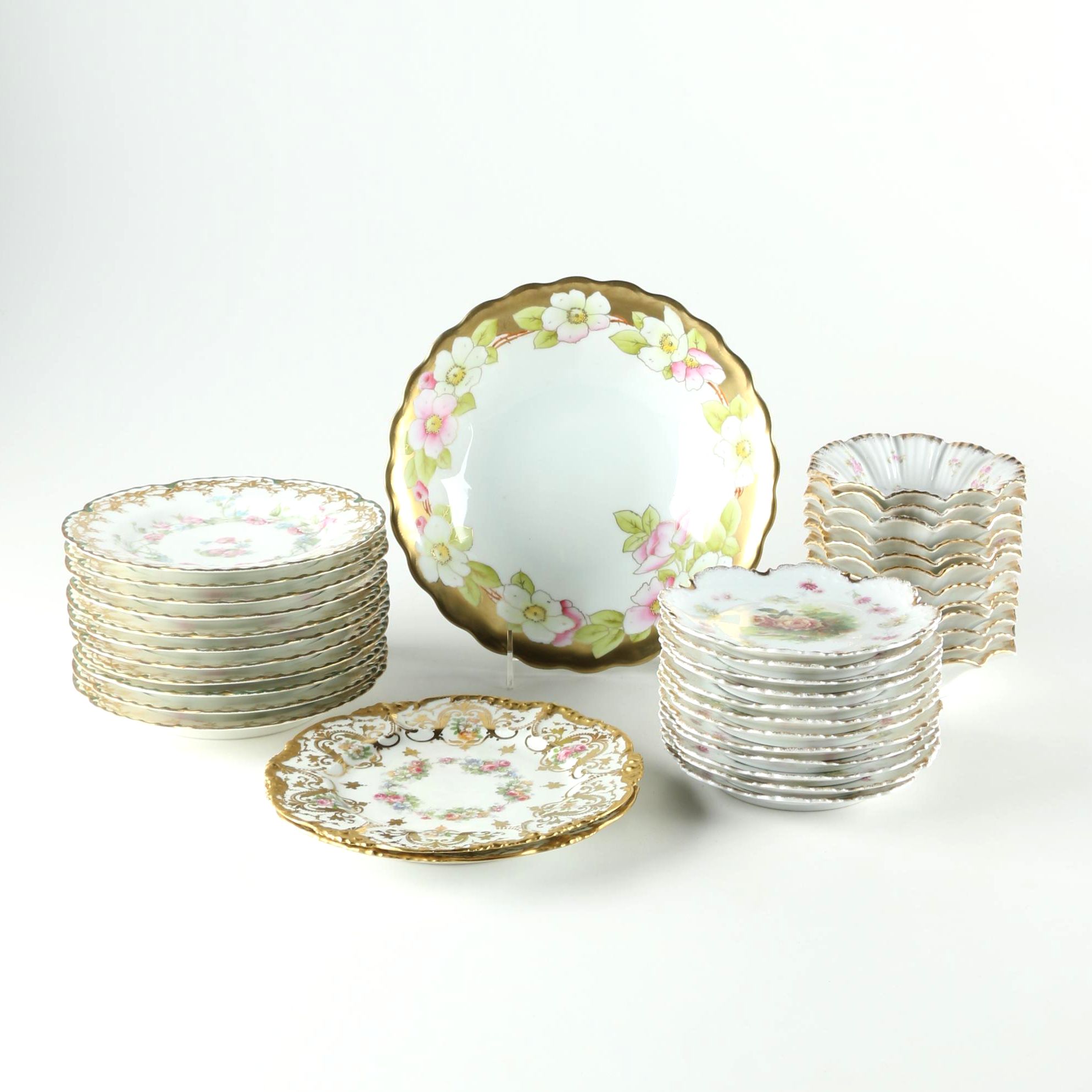 Antique Porcelain Dishes Featuring Haviland