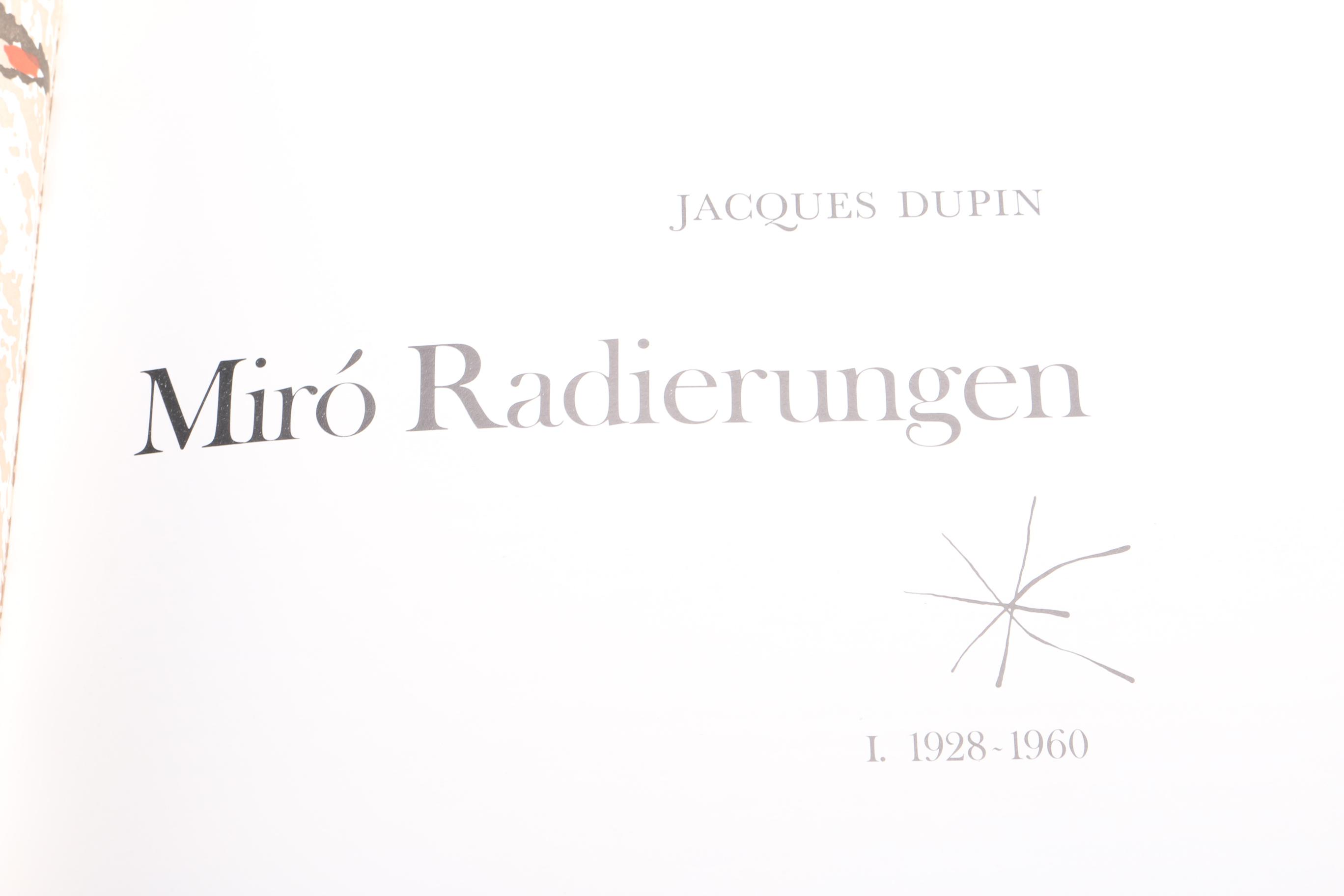 Group of Three Joan Miro Books