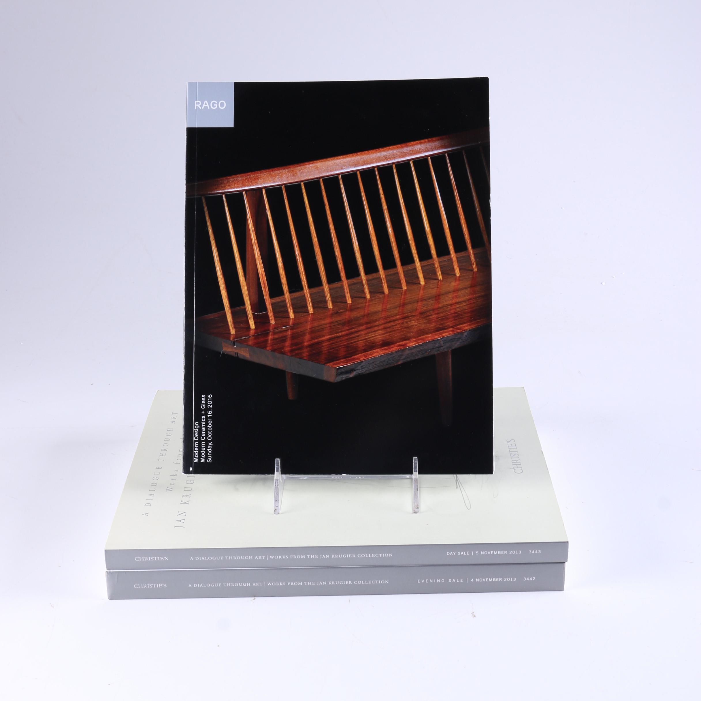 Three Art and Design Auction Catalogs