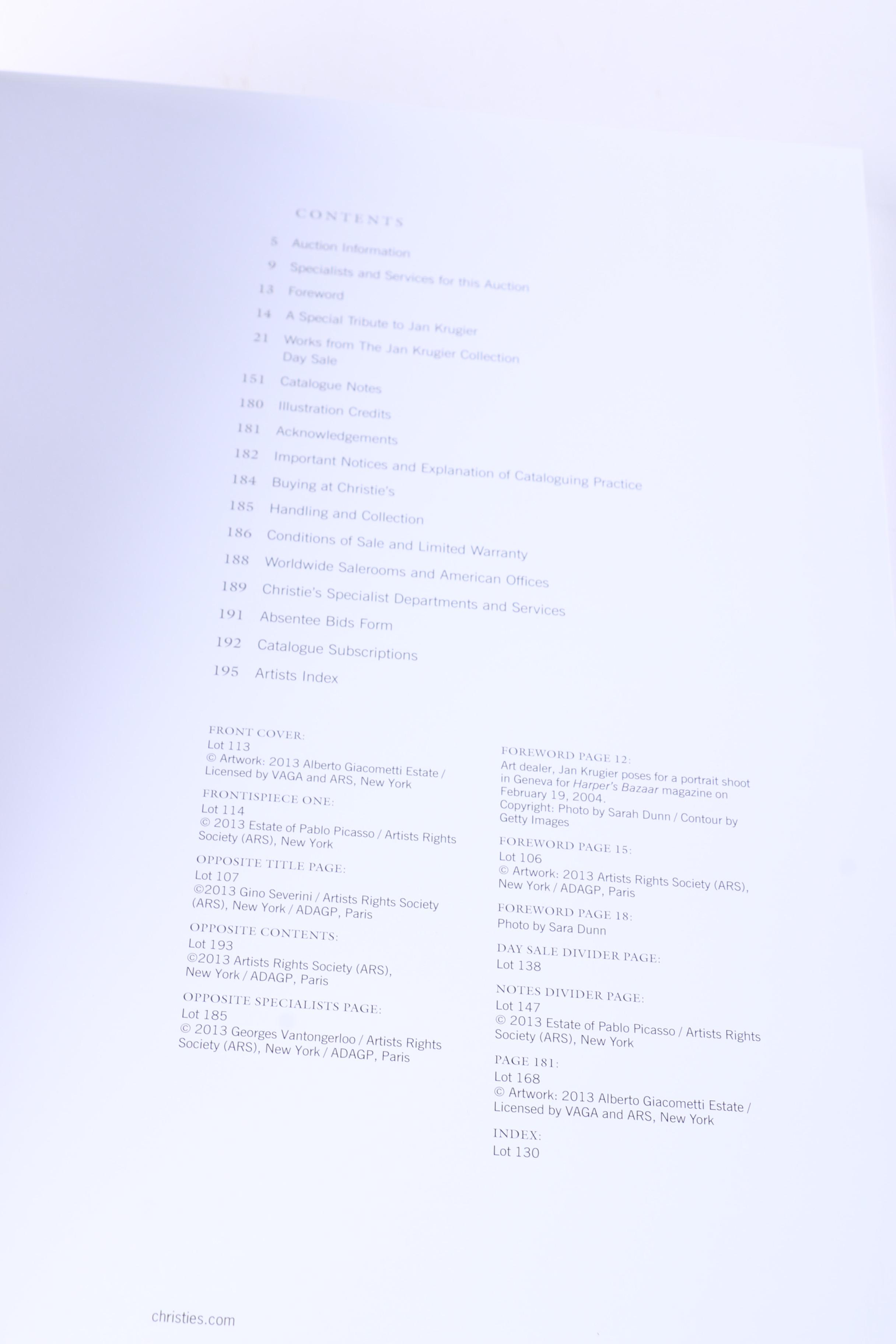 Three Art and Design Auction Catalogs