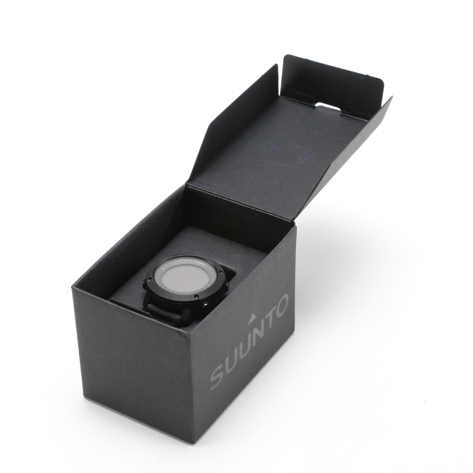 Suunto Traverse Alpha Stealth Model 0W151 Watch with Power Cable