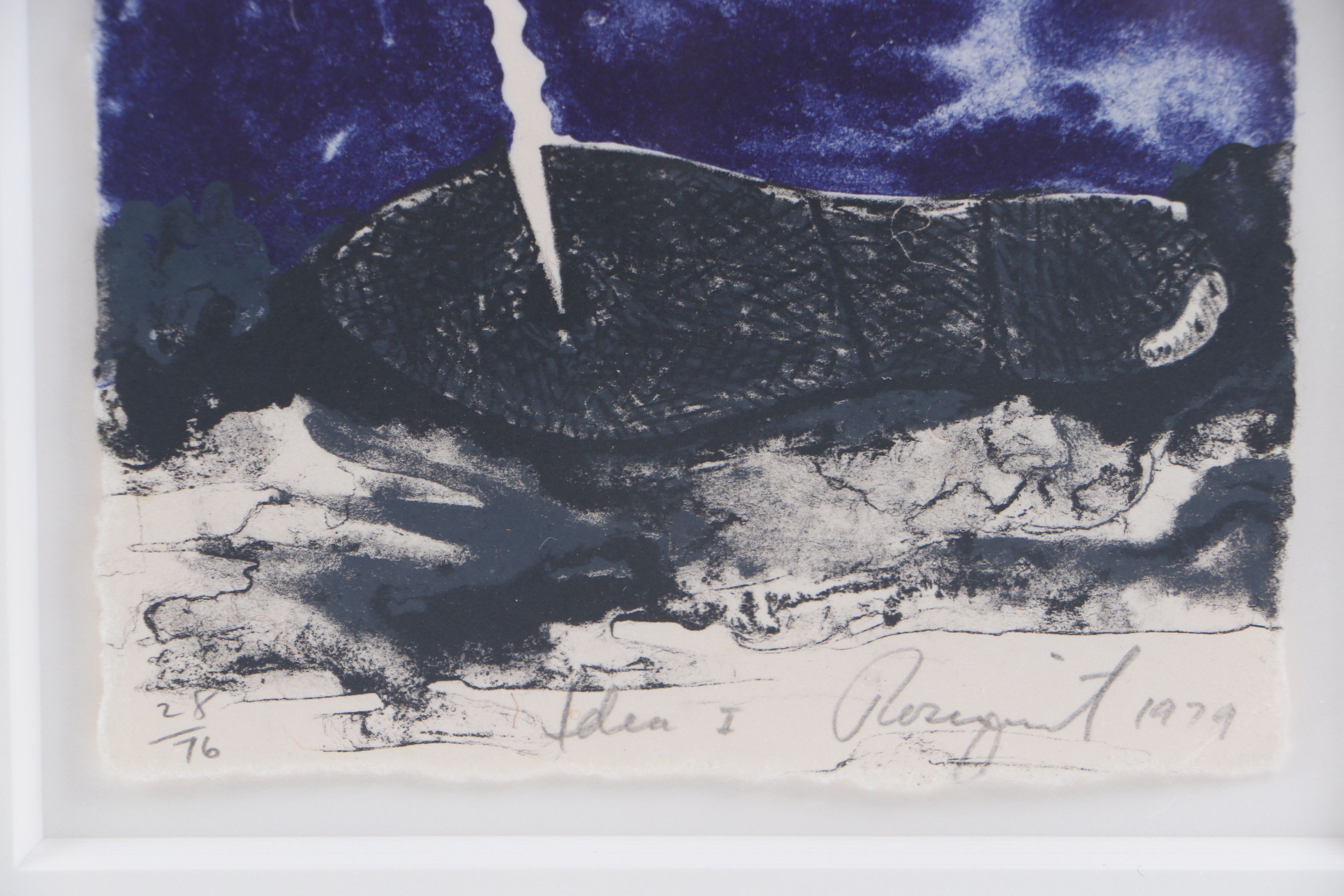 James Rosenquist Signed Limited Edition Lithographs "Idea I" and Idea II"